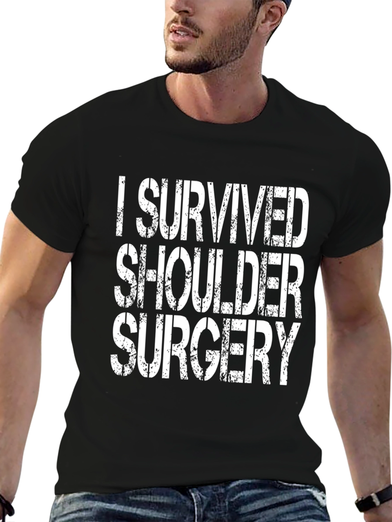 I Survived Shoulder Surgery Graphic T-Shirt