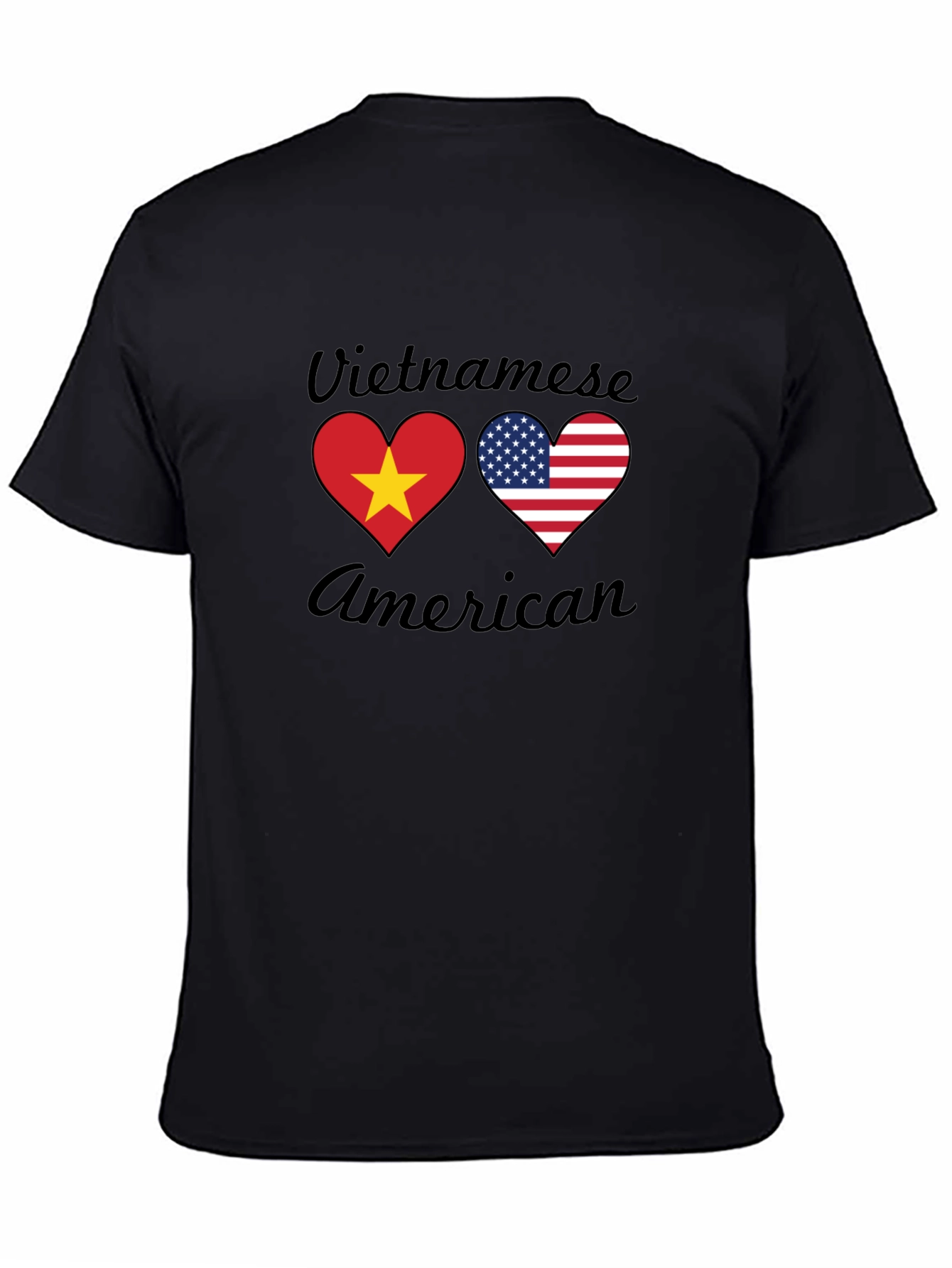 Vietnamese American Heart Flag T-Shirt