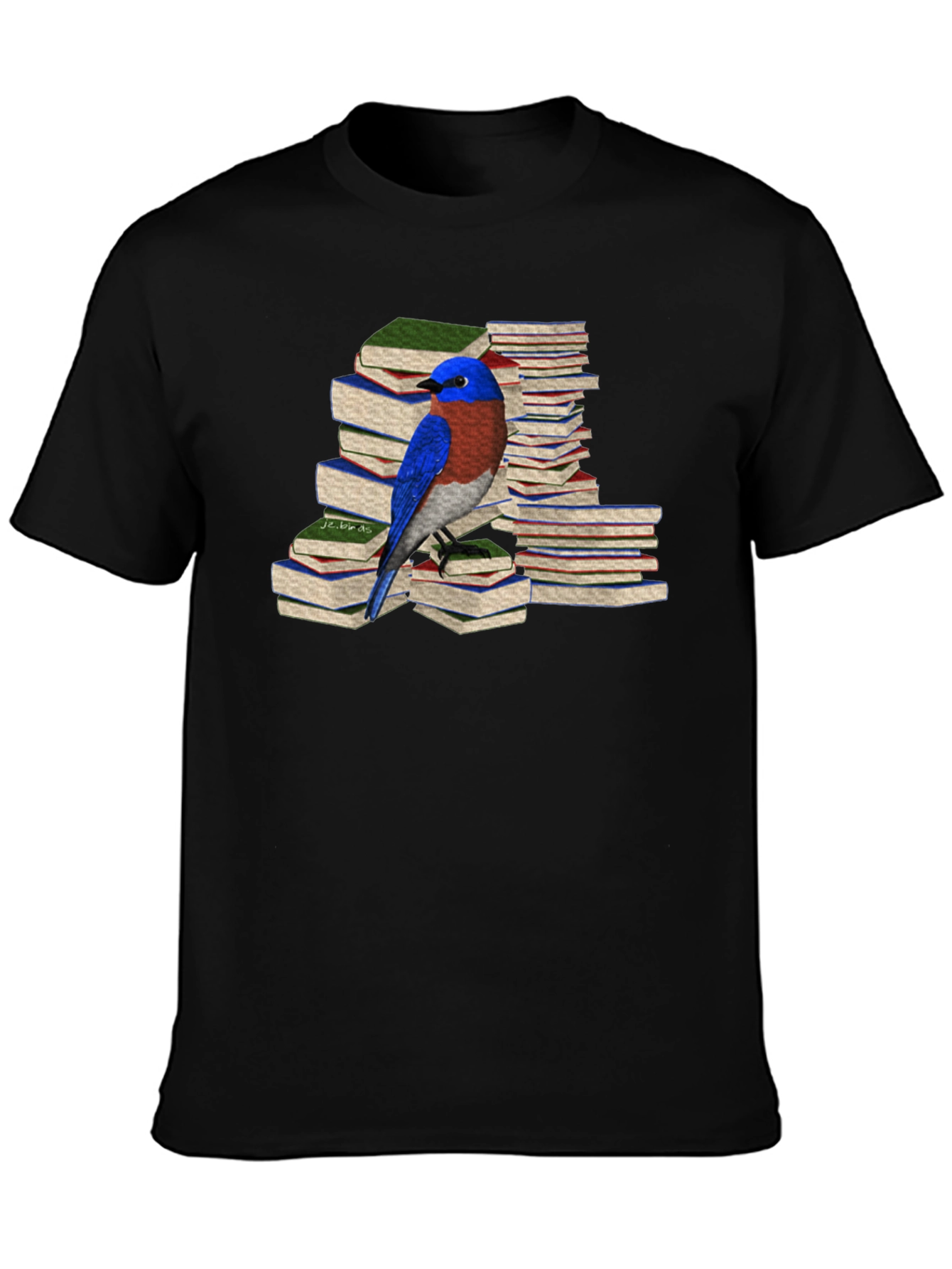 Bookworm Bird T-Shirt - Literary Lover Tee
