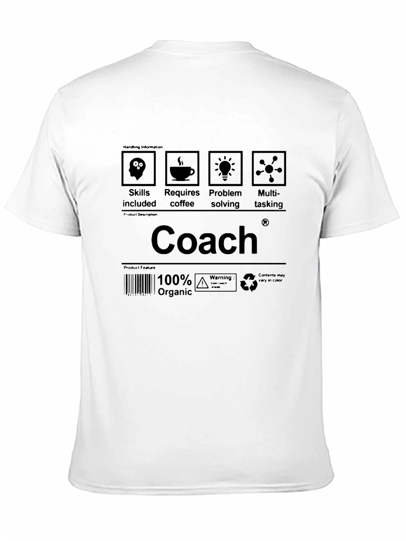 Coach Skills Organic Cotton T-Shirt