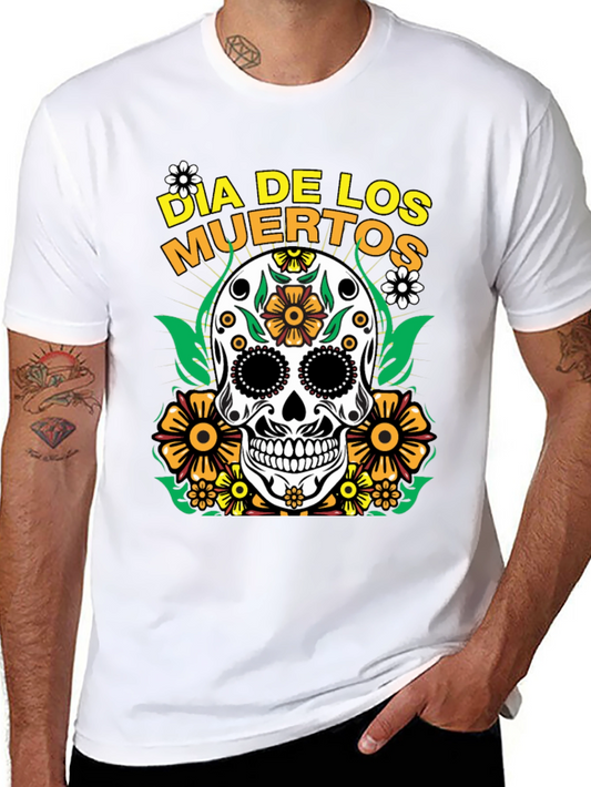 Dia de los Muertos Sugar Skull Graphic Tee
