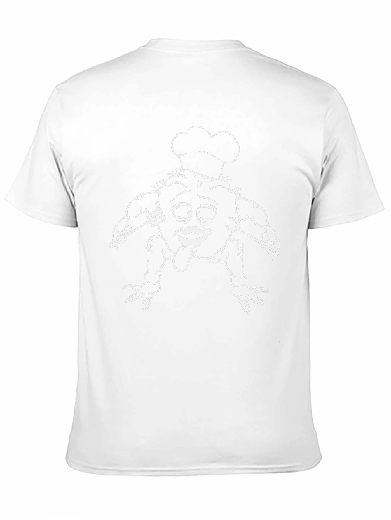 Chef Monster Graphic Tee - Black Cotton Blend