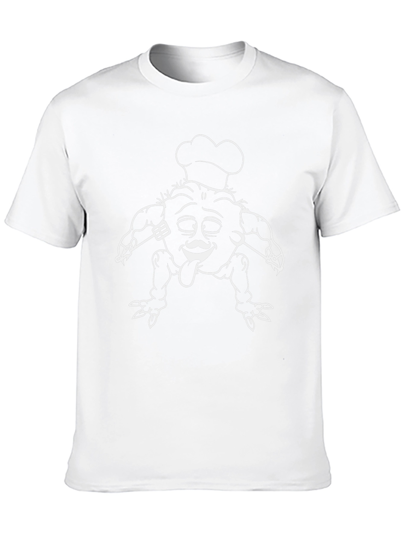 Chef Monster Graphic Tee - Black Cotton Blend
