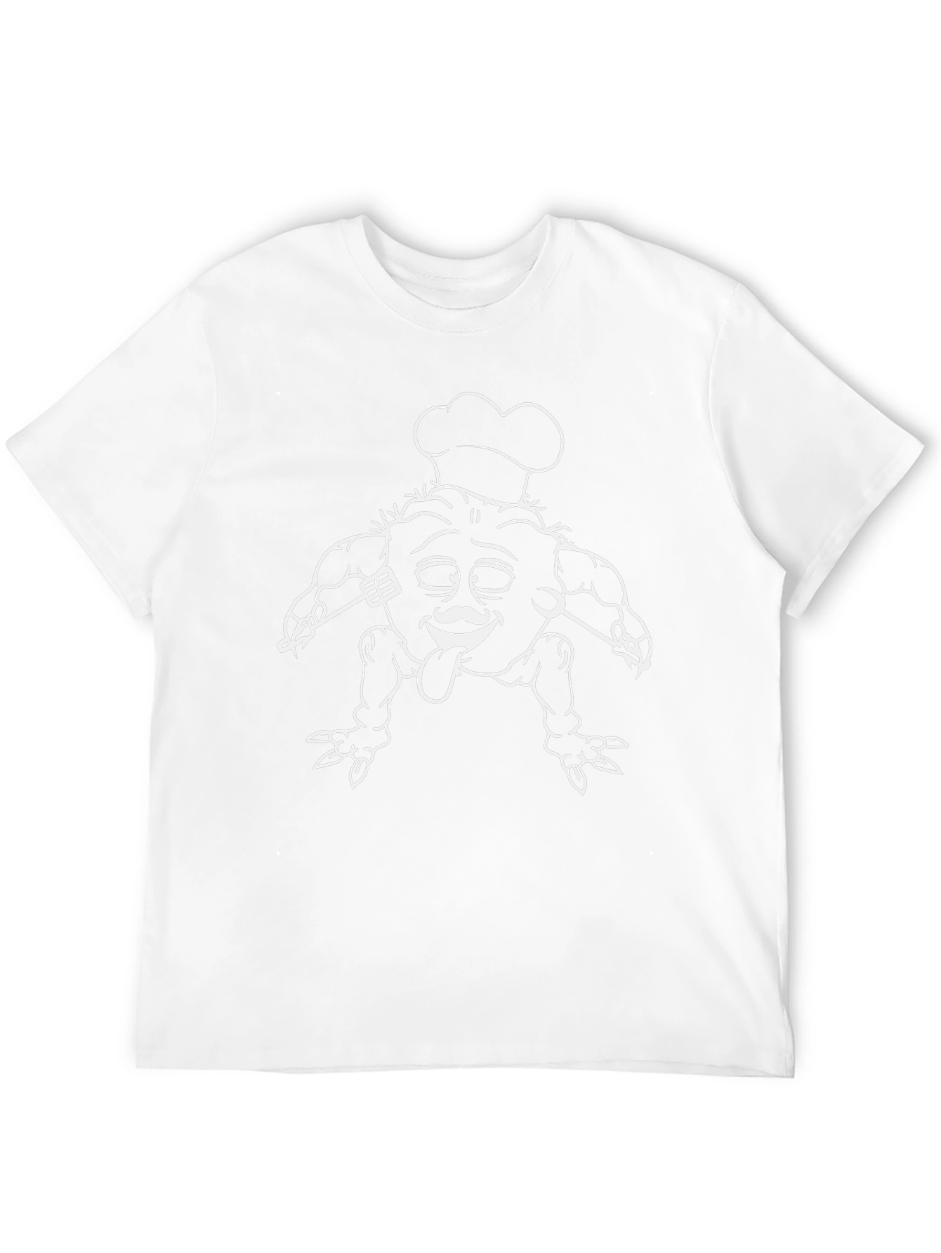 Chef Monster Graphic Tee - Black Cotton Blend