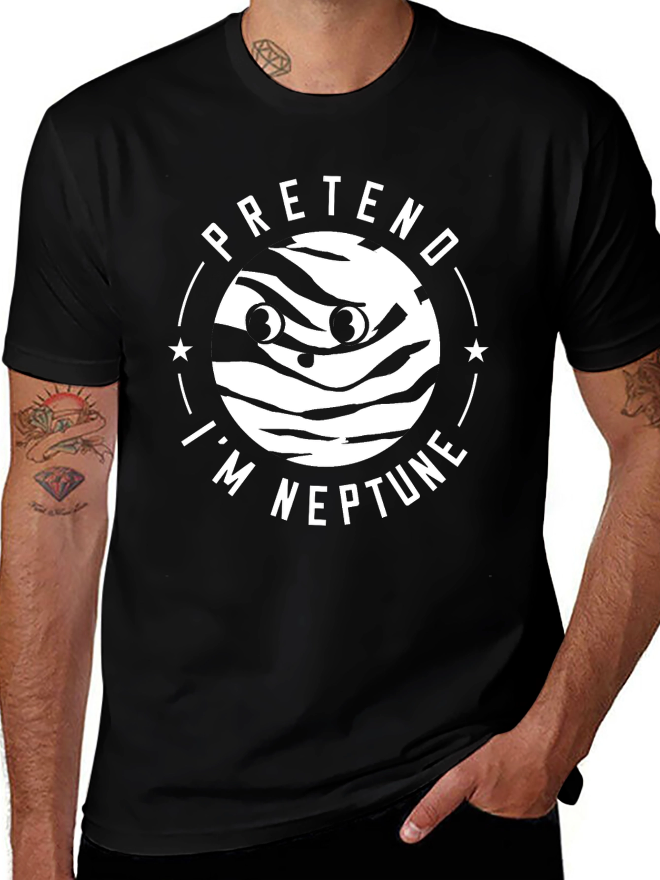 Pretend Im Neptune T-Shirt - Funny Costume Tee