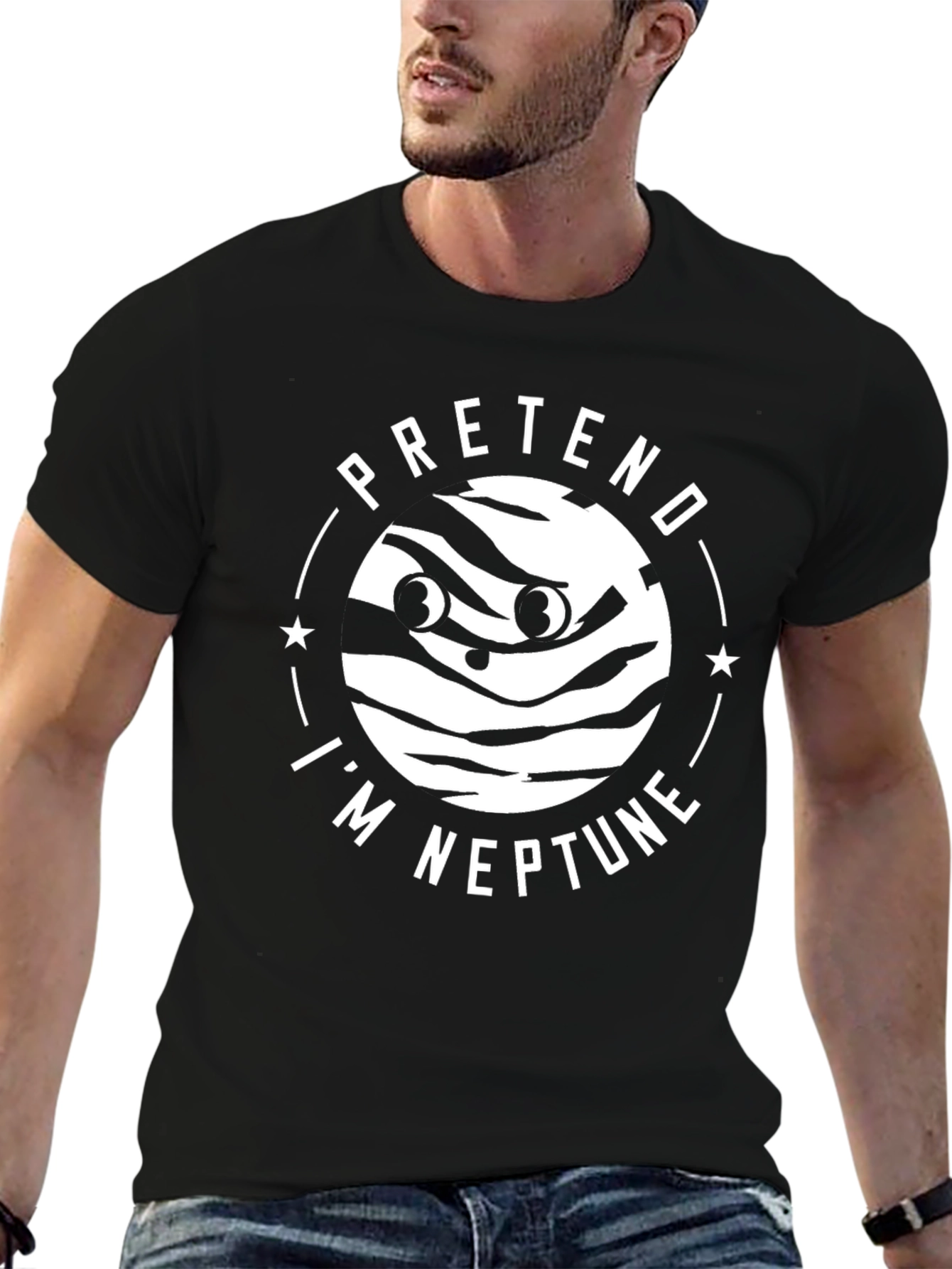 Pretend Im Neptune T-Shirt - Funny Costume Tee