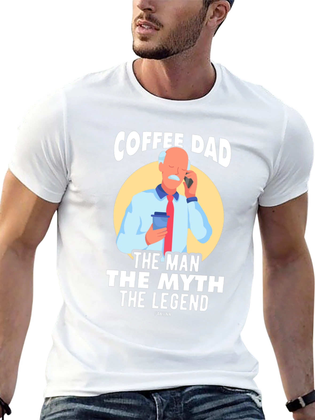 Coffee Dad: The Man The Myth The Legend T-Shirt