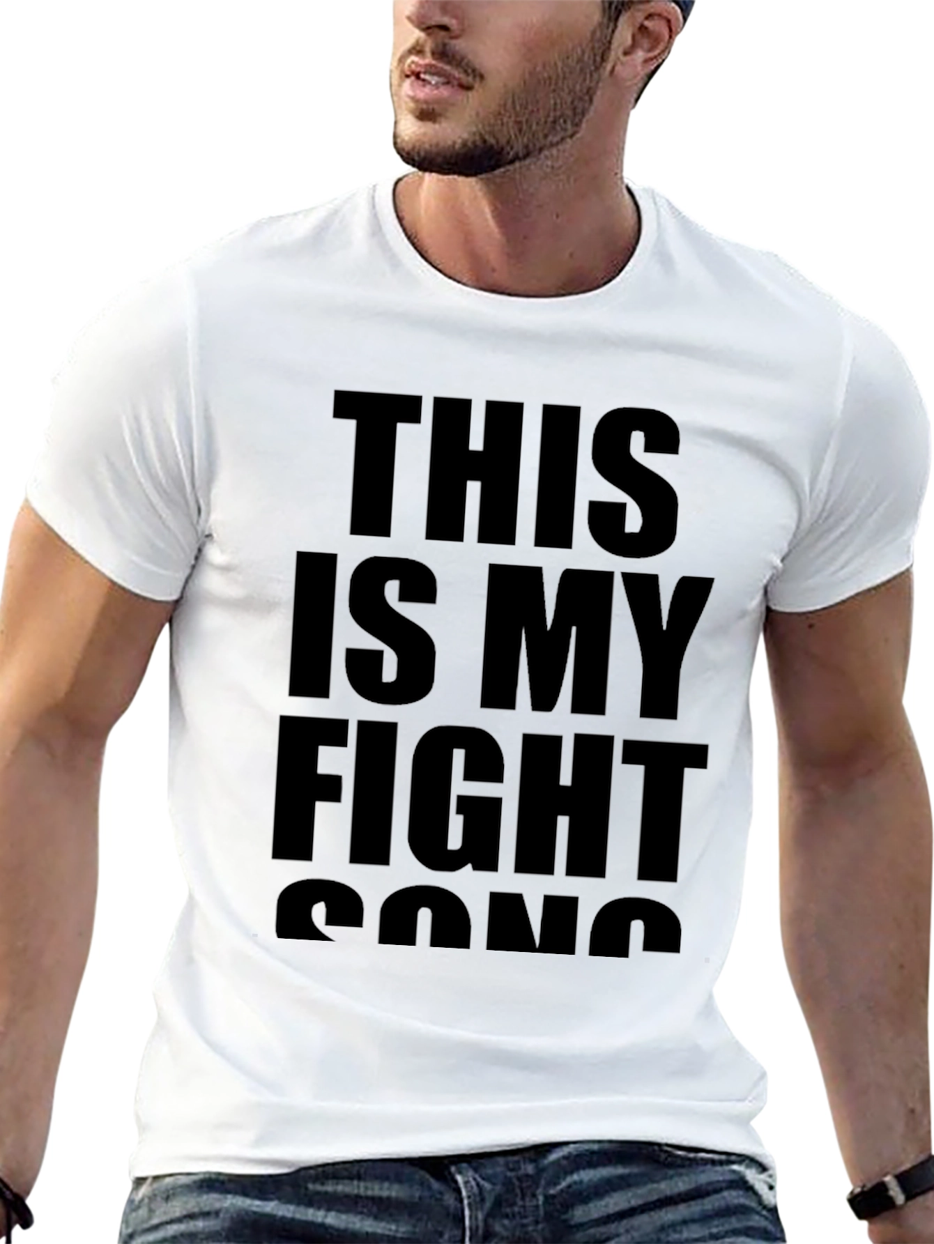 This Is My Fight Song Black T-Shirt