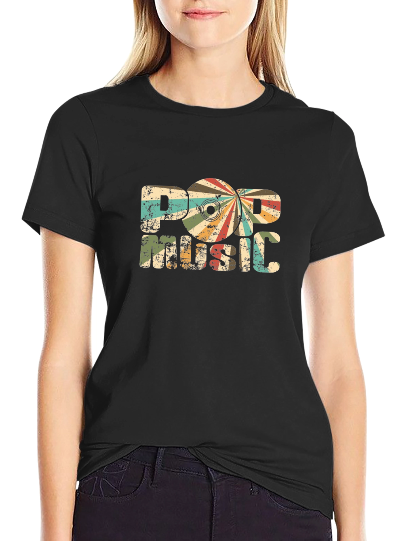 Retro Pop Music Graphic T-Shirt