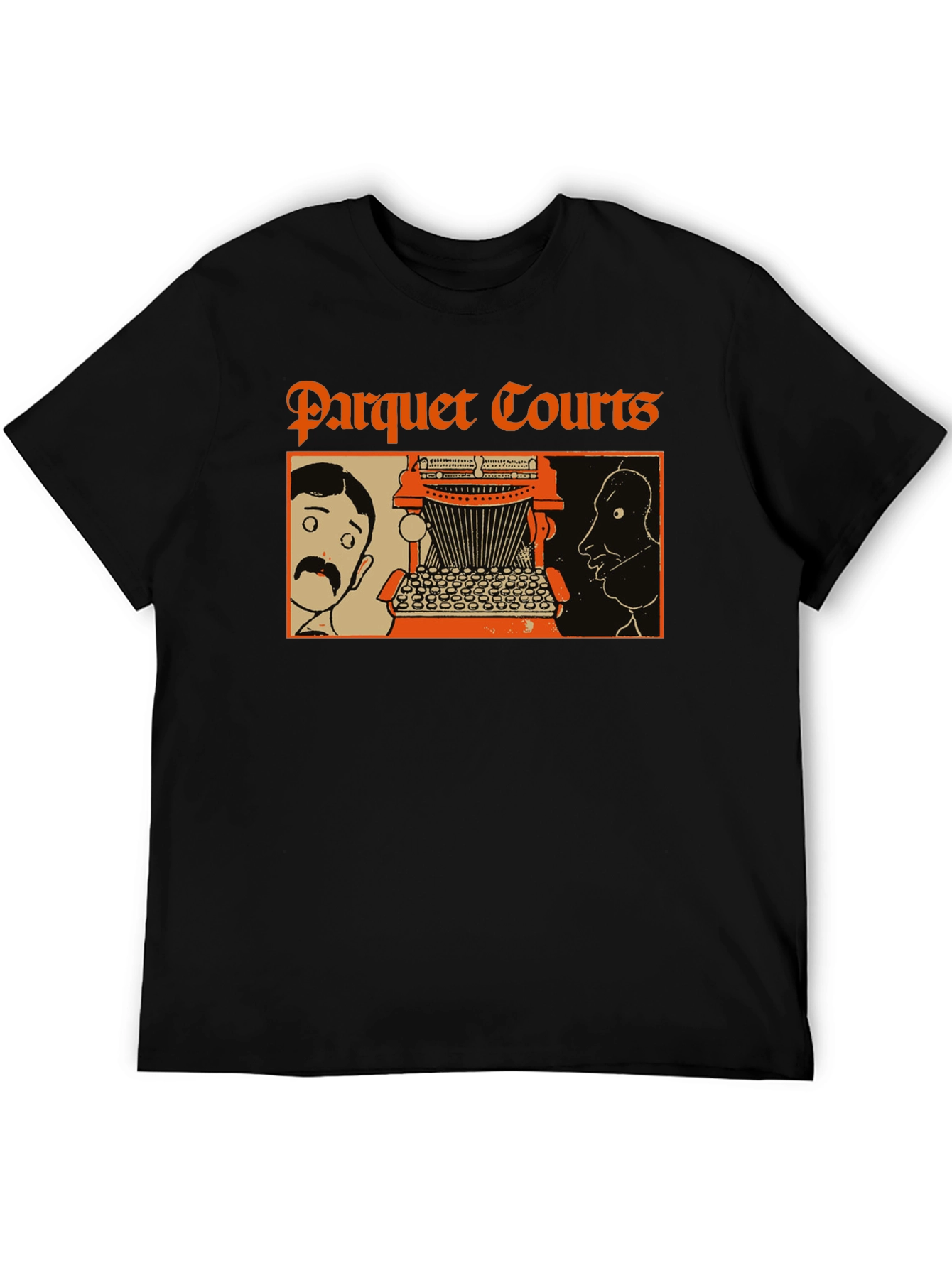 Parquet Courts Band Tee - Black Cotton