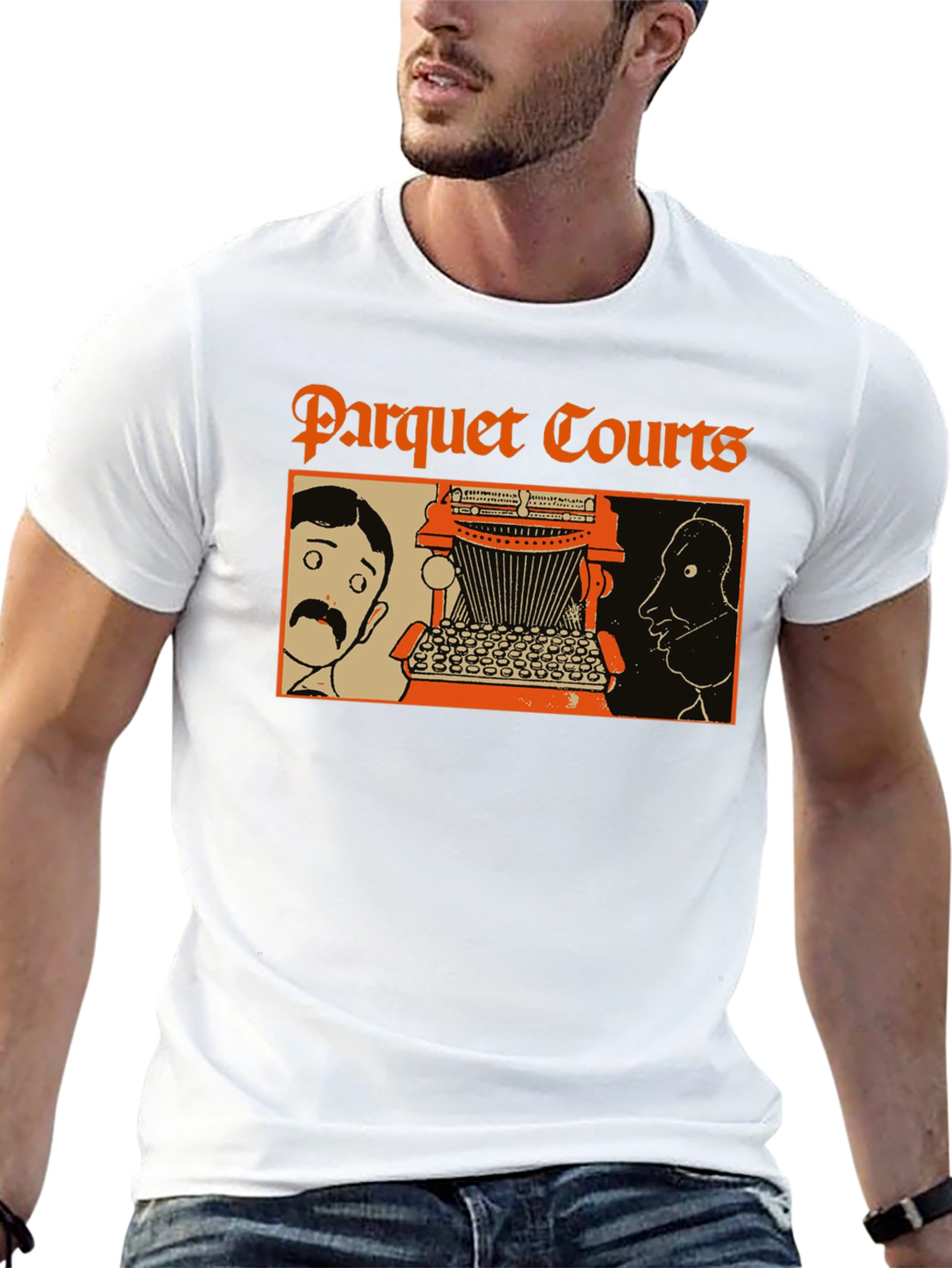 Parquet Courts Band Tee - Black Cotton