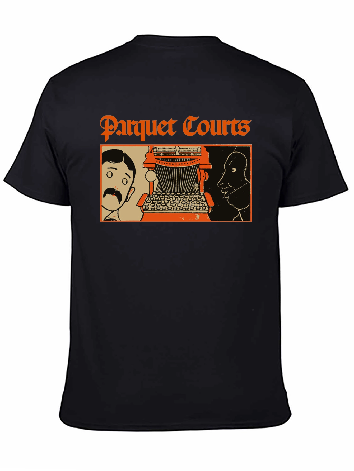 Parquet Courts Band Tee - Black Cotton