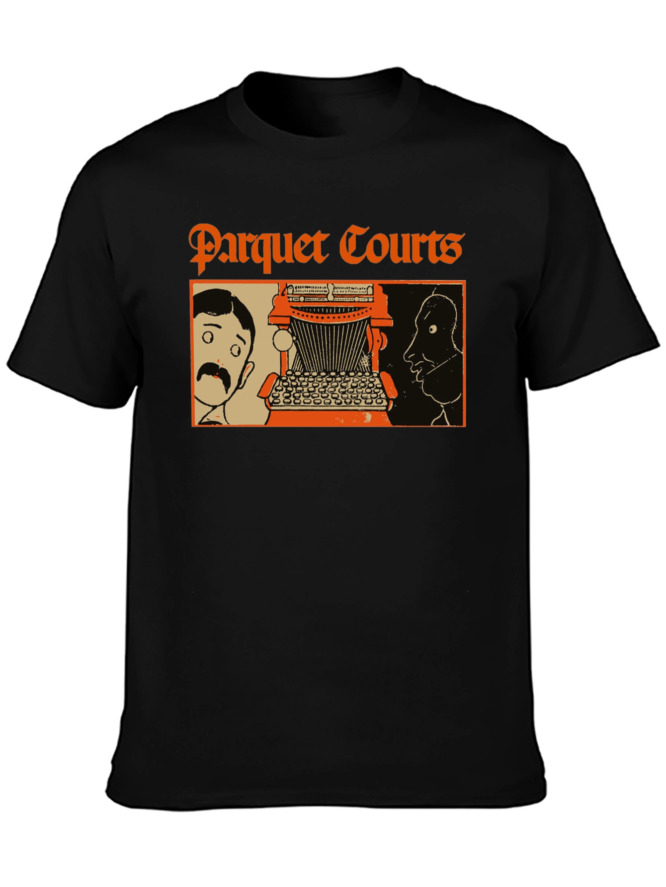 Parquet Courts Band Tee - Black Cotton