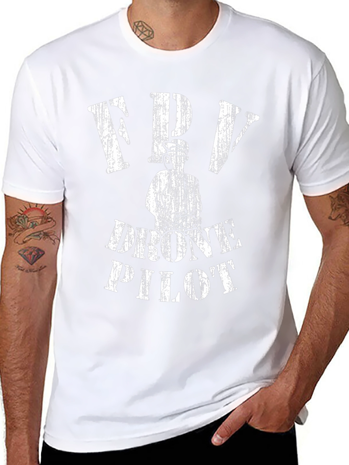 FPV Drone Pilot Graphic T-Shirt