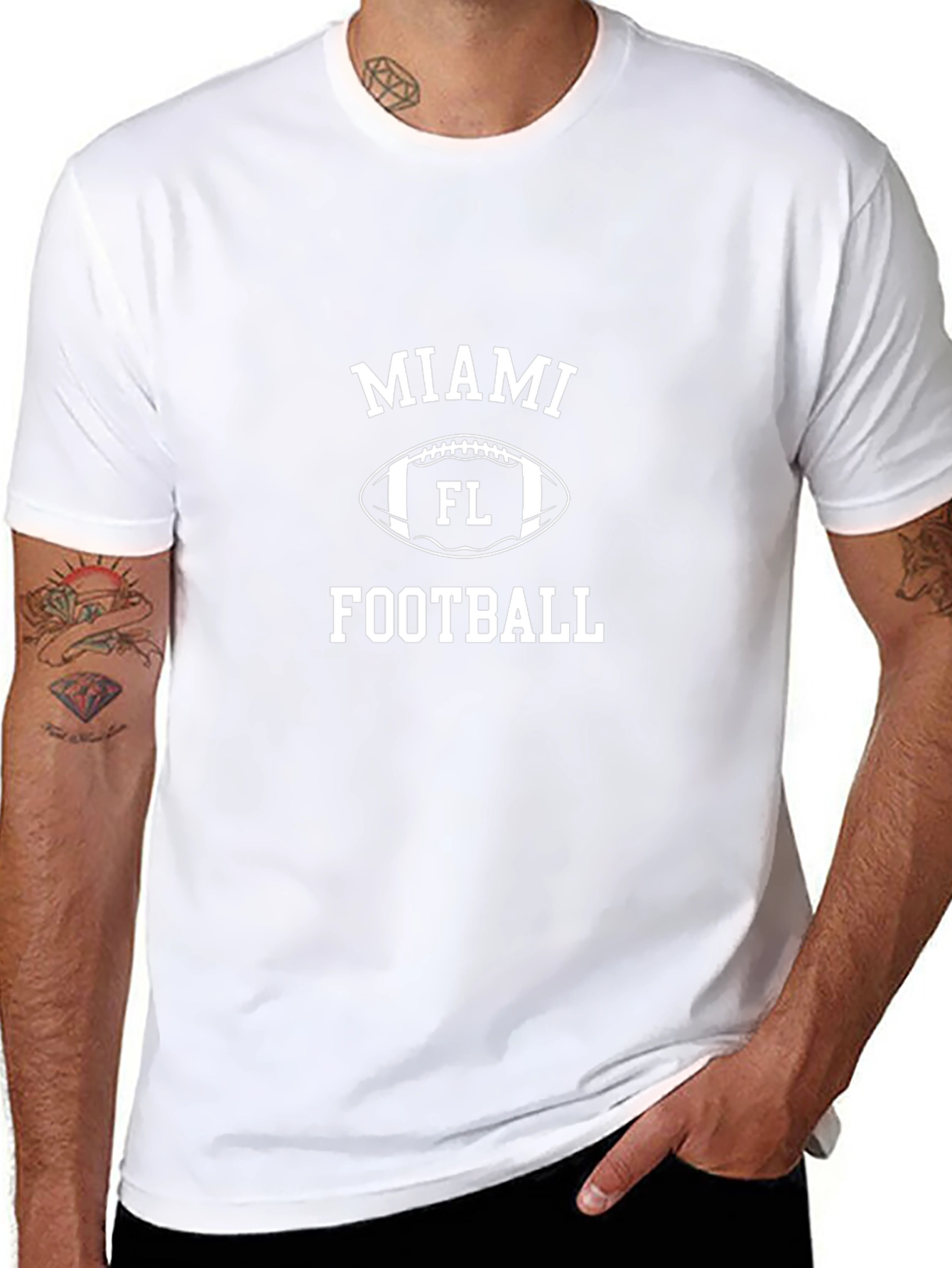 Miami Football T-Shirt - Black