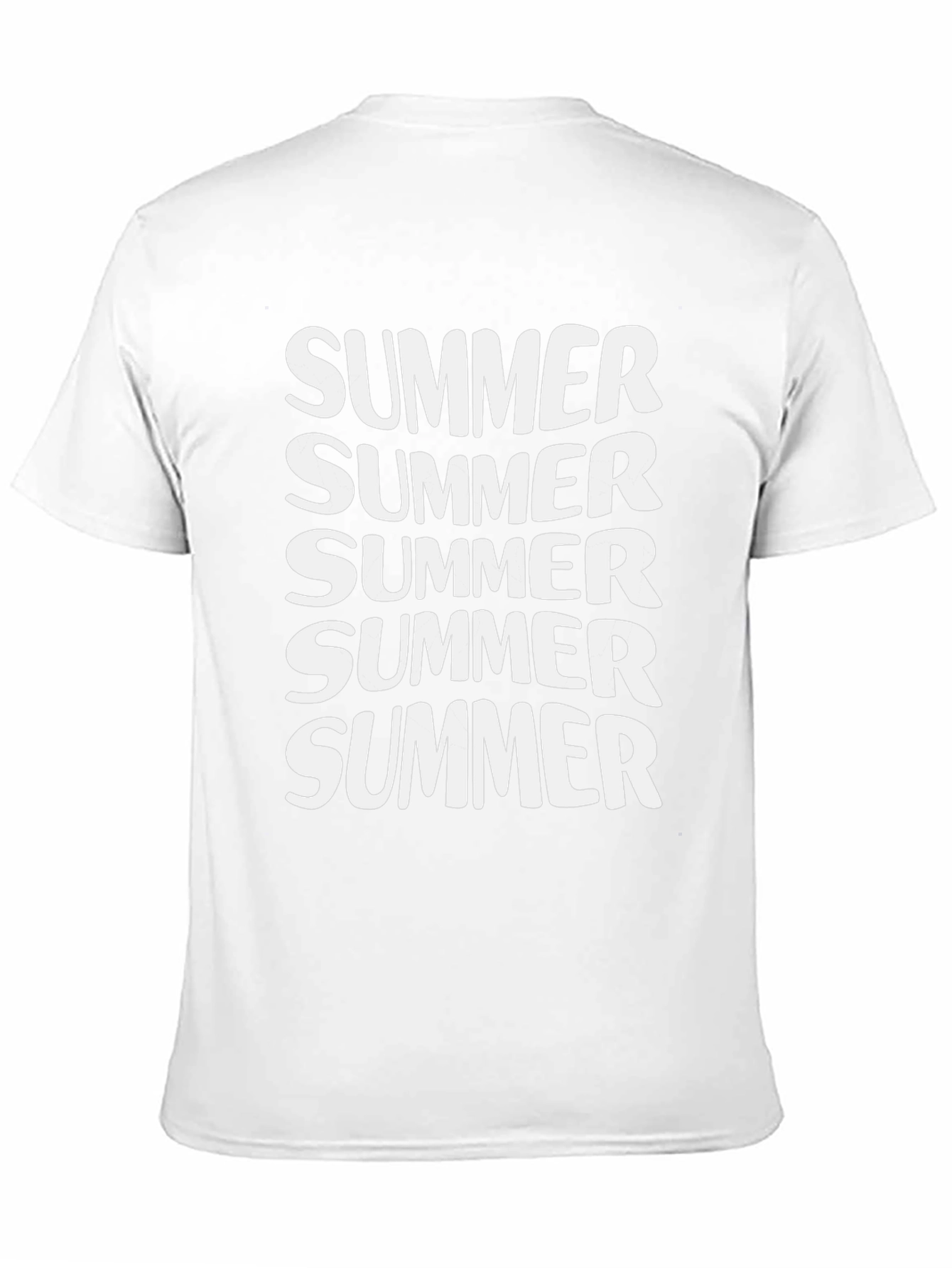 Summer Graphic Tee - Black Cotton T-Shirt