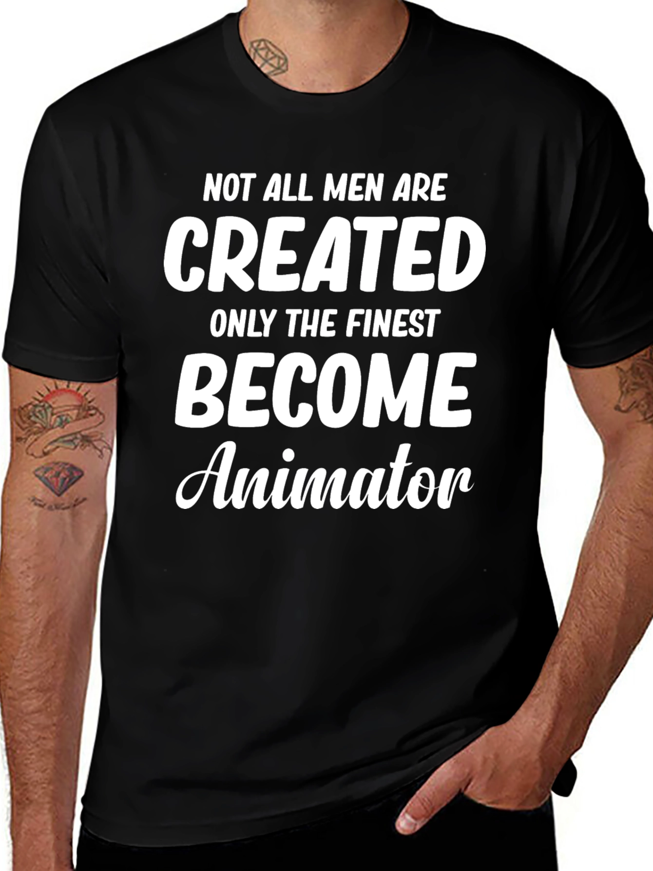 Finest Become Animator Graphic T-Shirt