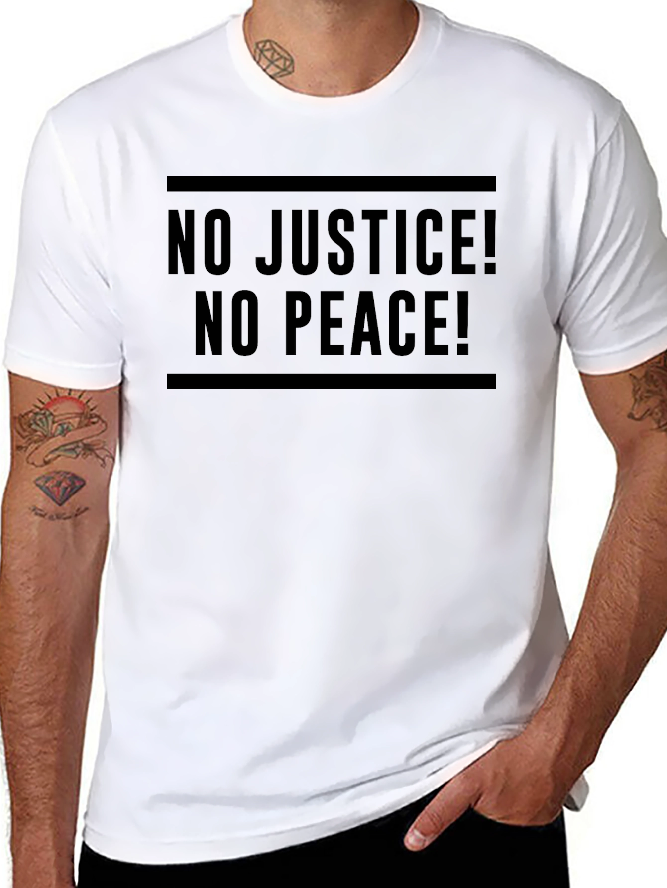 No Justice No Peace Graphic Tee