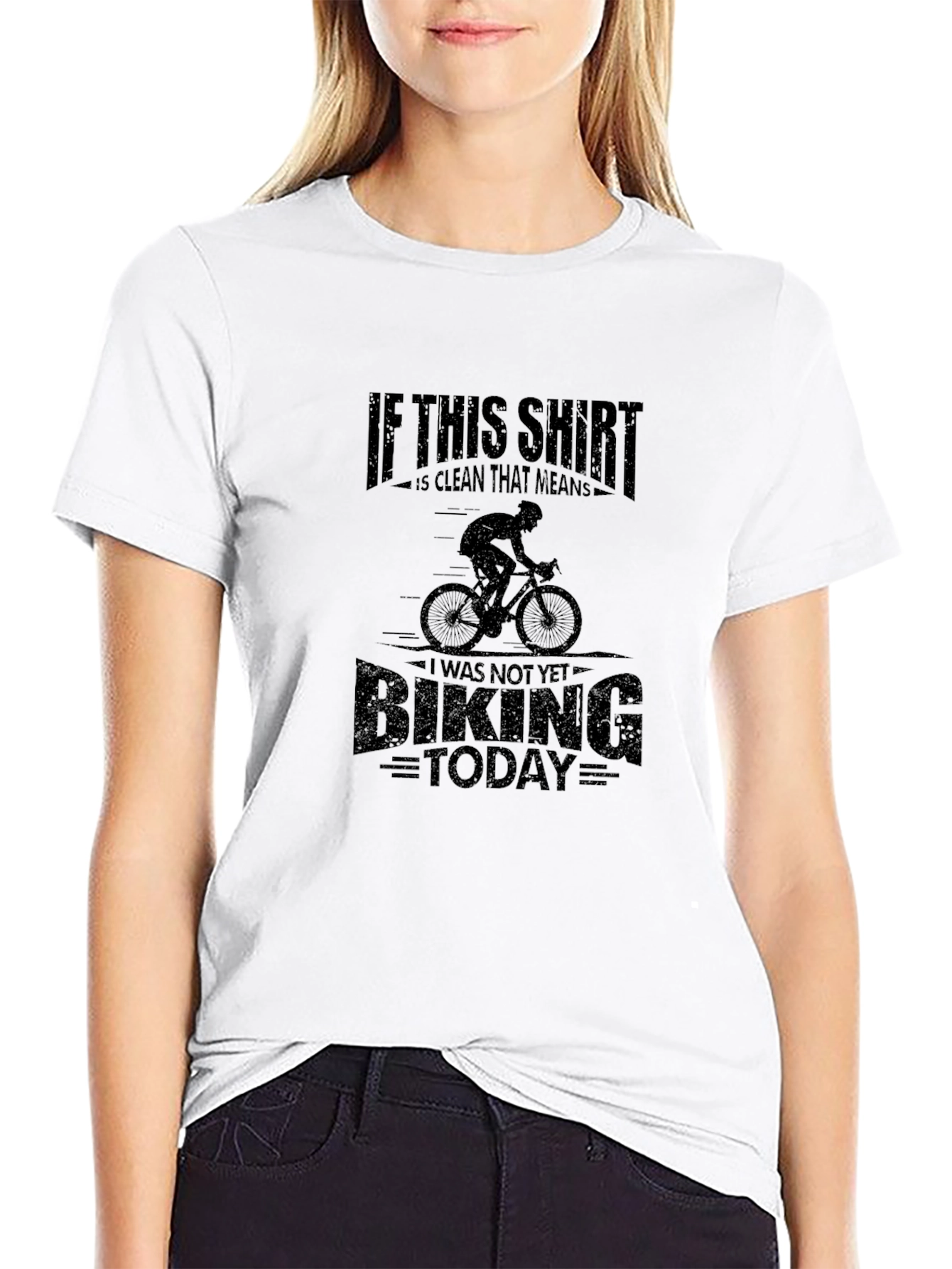 Funny Cycling T-Shirt: If This Shirt Is Clean