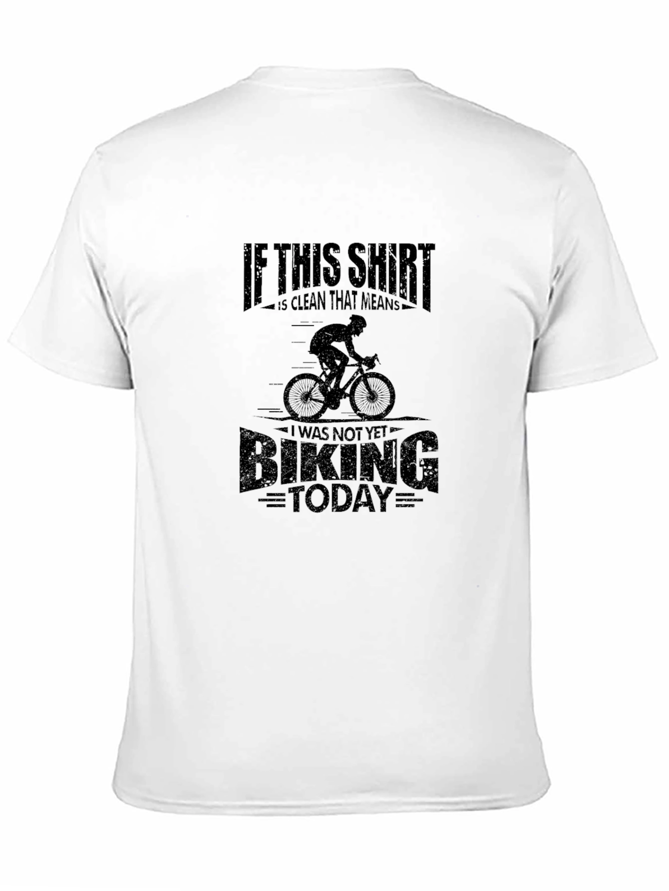 Funny Cycling T-Shirt: If This Shirt Is Clean