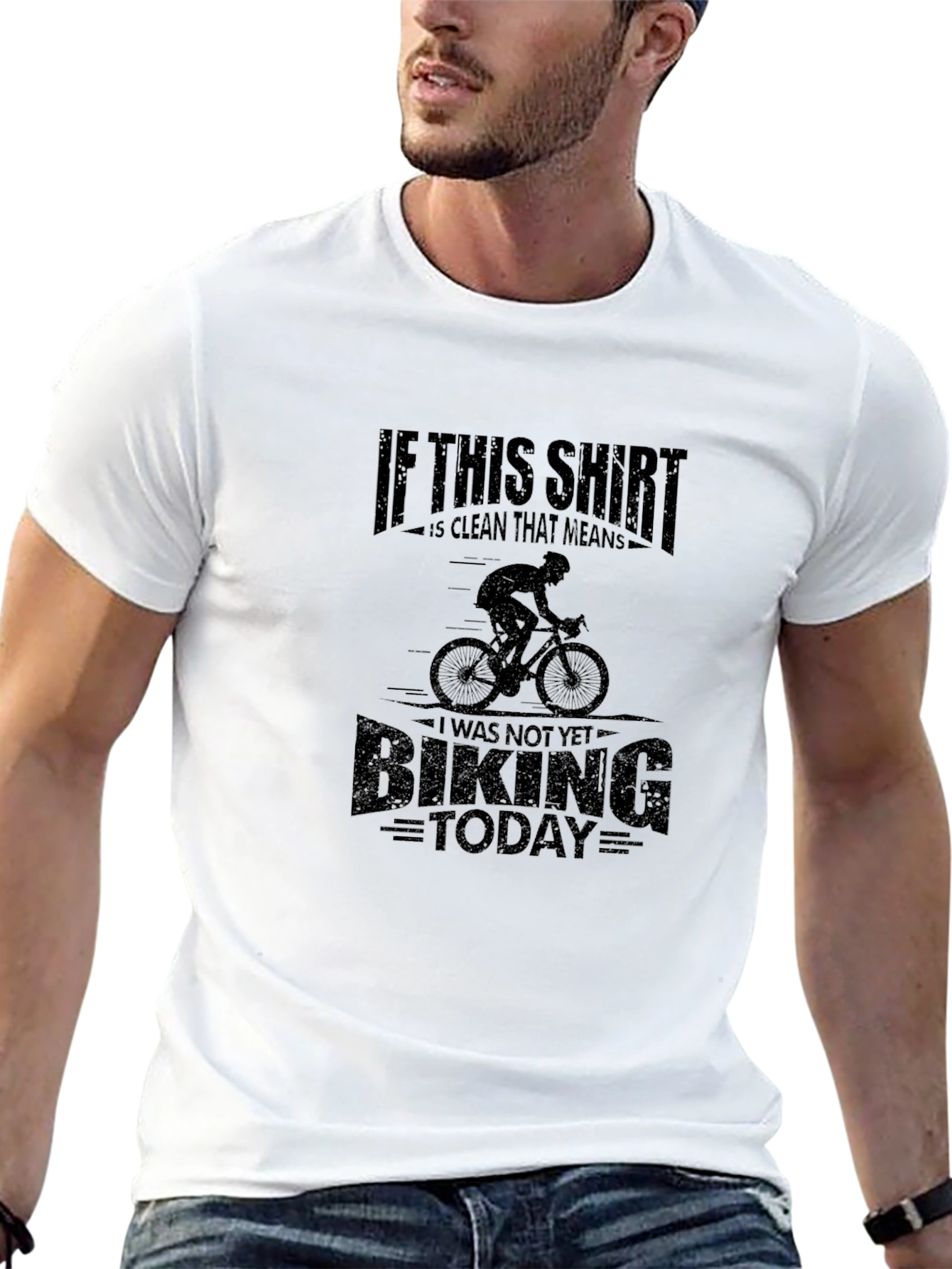 Funny Cycling T-Shirt: If This Shirt Is Clean