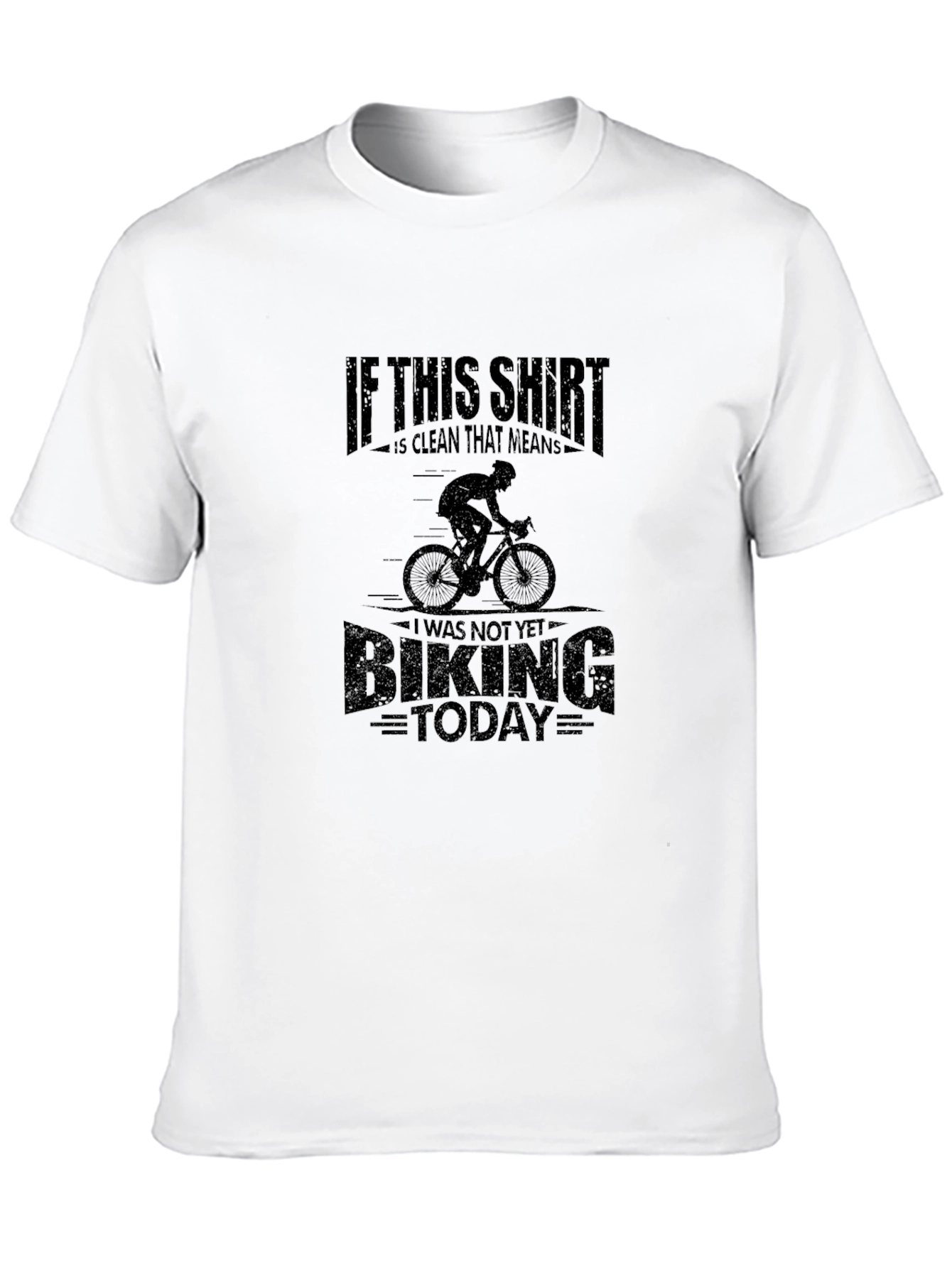 Funny Cycling T-Shirt: If This Shirt Is Clean