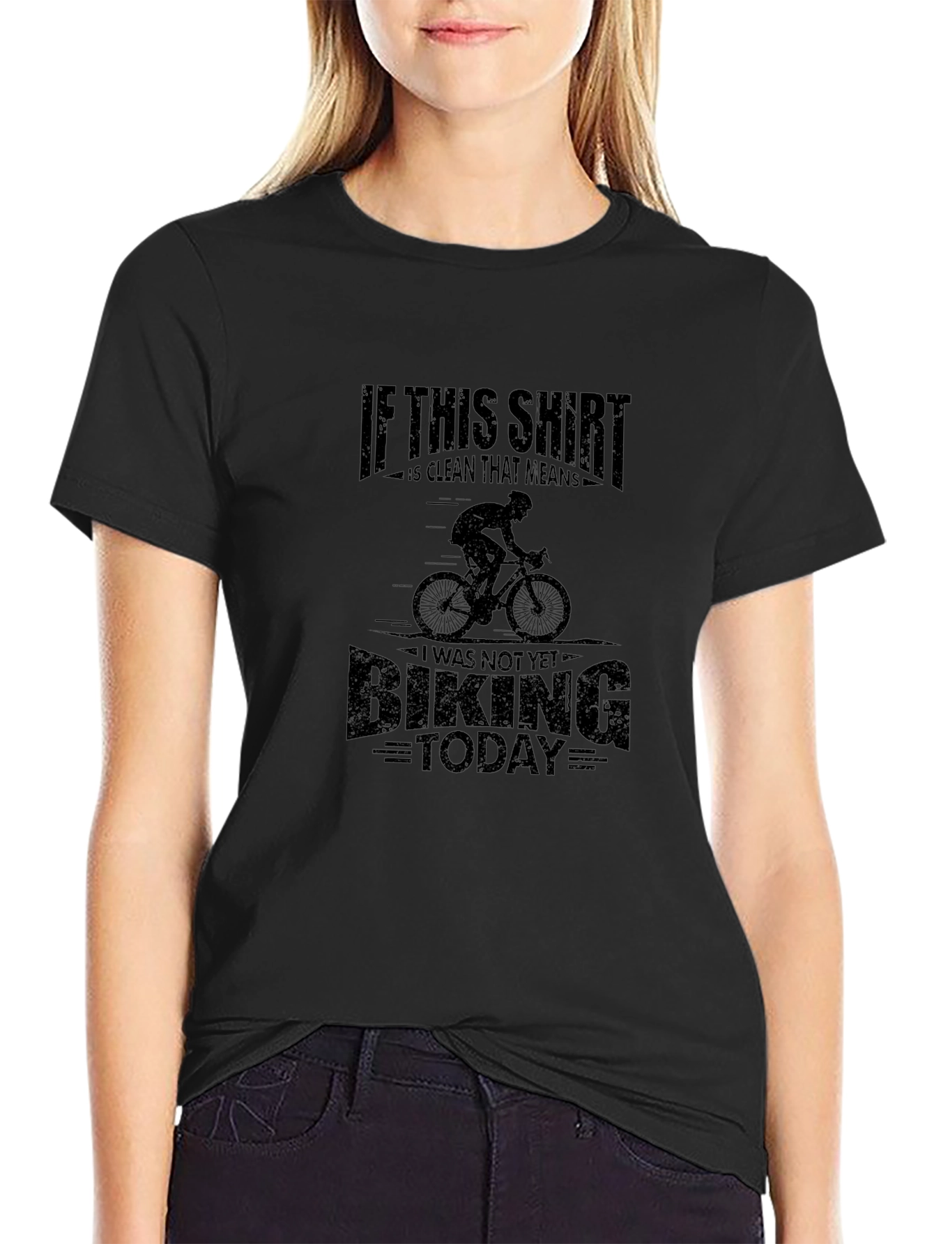 Funny Cycling T-Shirt: If This Shirt Is Clean
