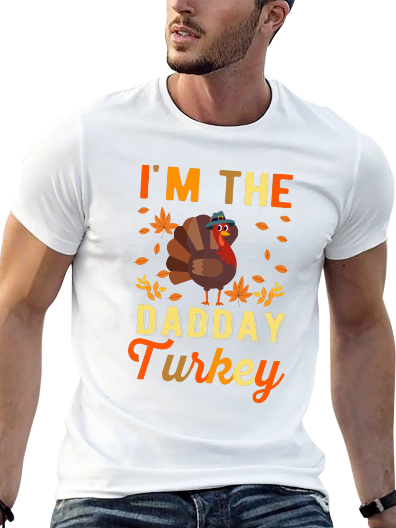 Im the Dadday Turkey T-Shirt Thanksgiving Fall