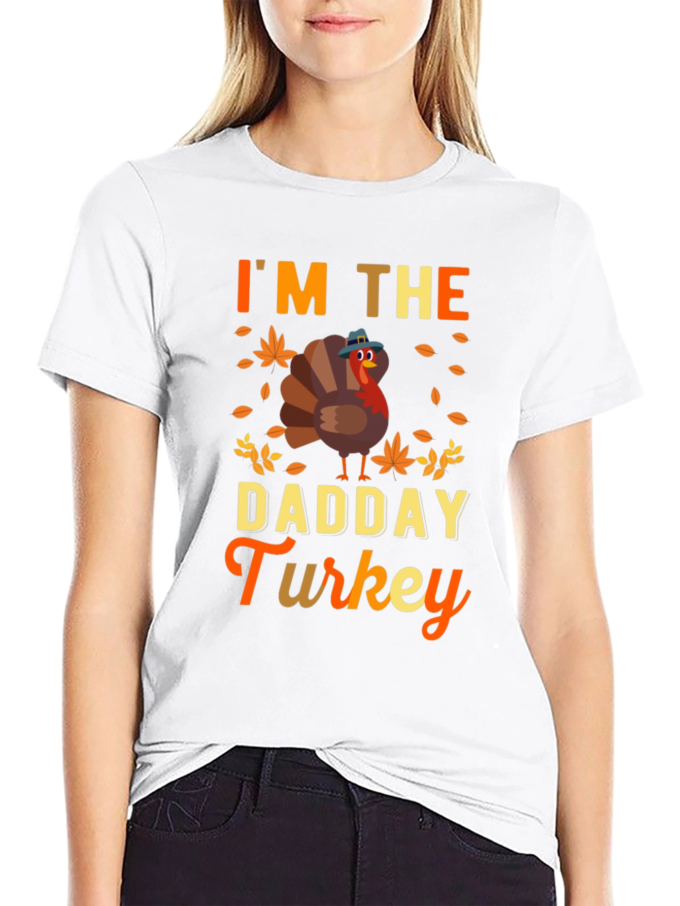 Im the Dadday Turkey T-Shirt Thanksgiving Fall