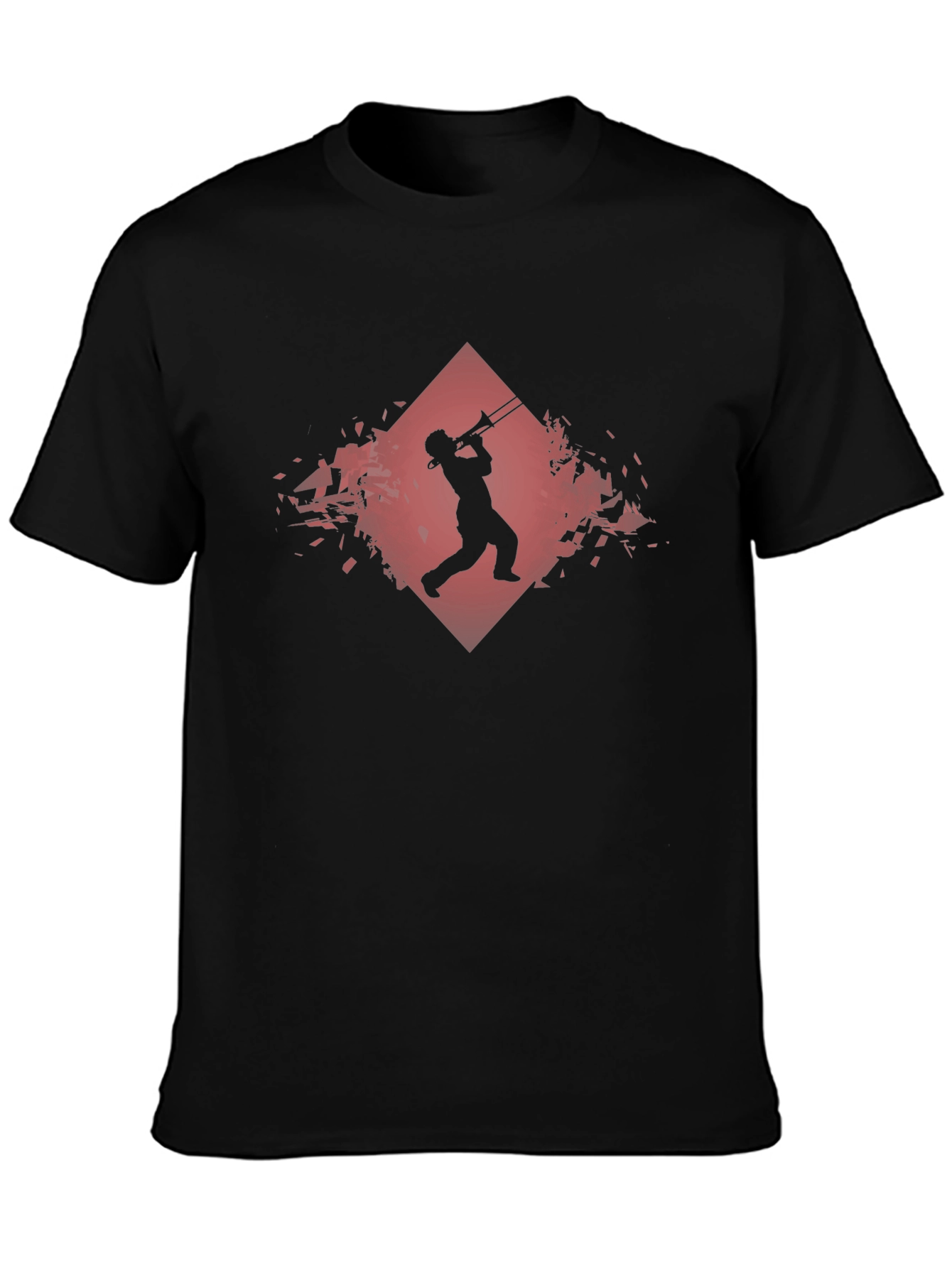 Jazz Trombone Player Graphic Tee