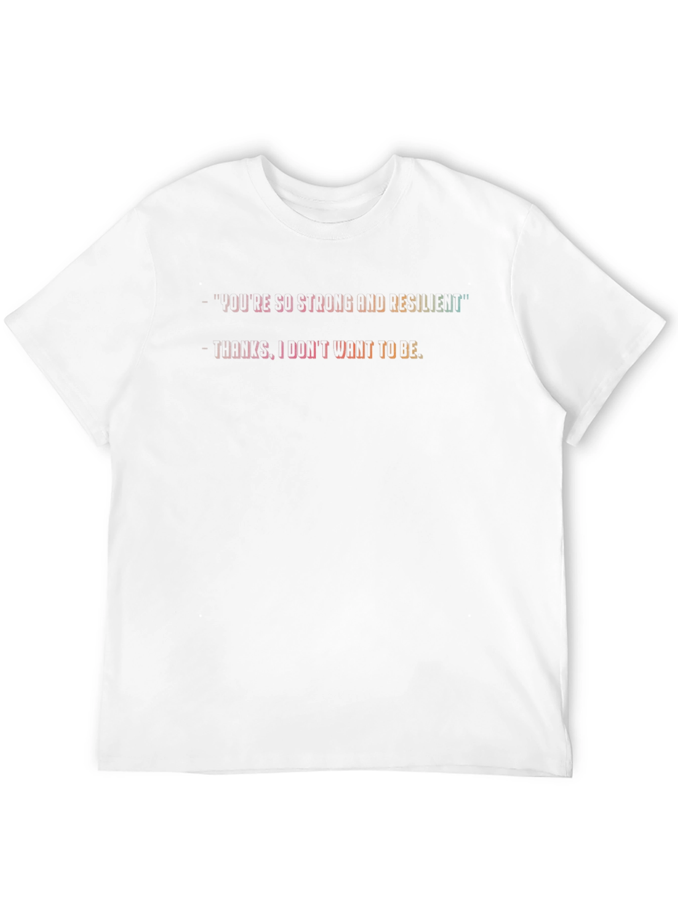 Strong & Resilient Graphic Tee - Black
