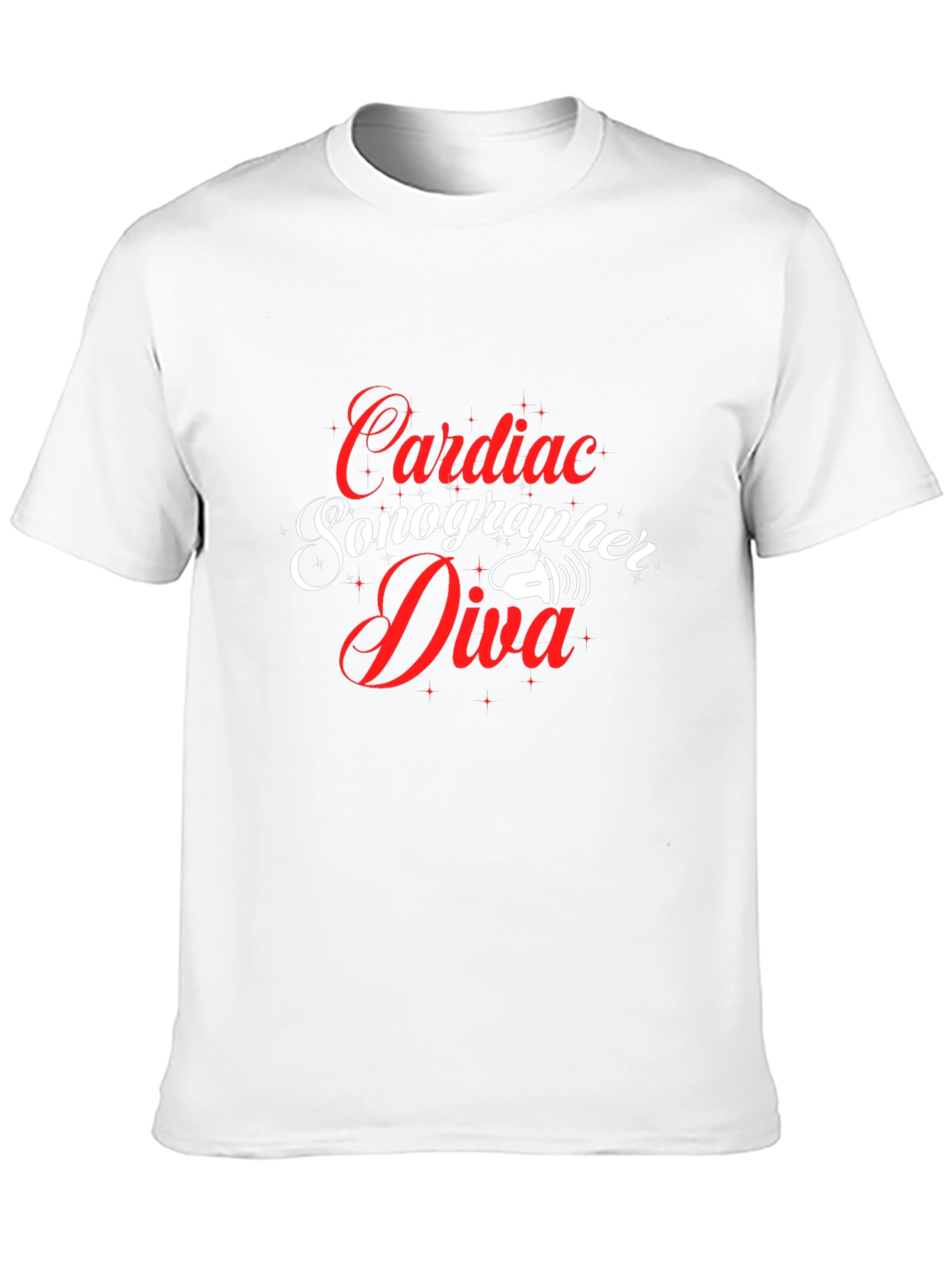 Cardiac Sonographer Diva Graphic Tee