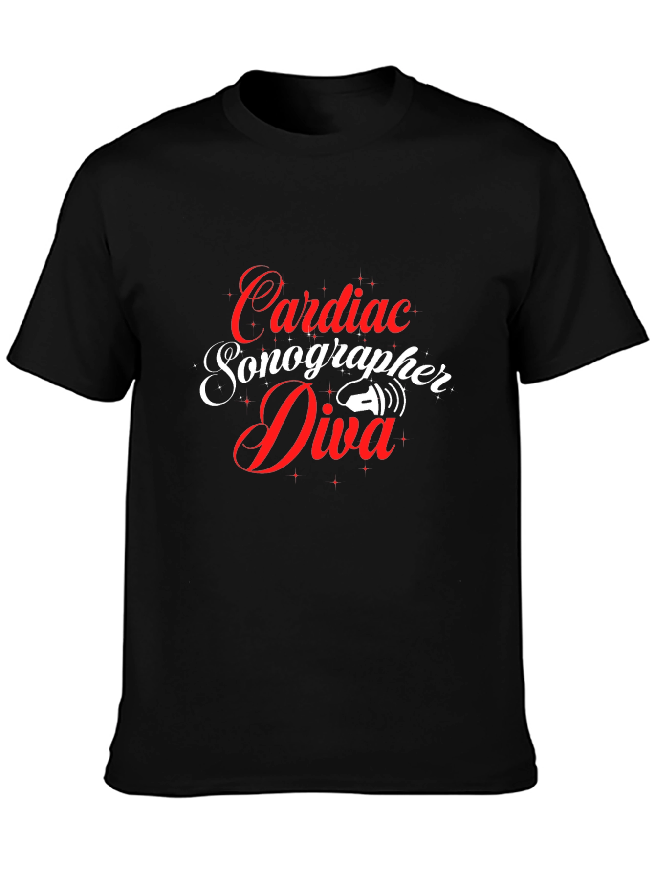 Cardiac Sonographer Diva Graphic Tee