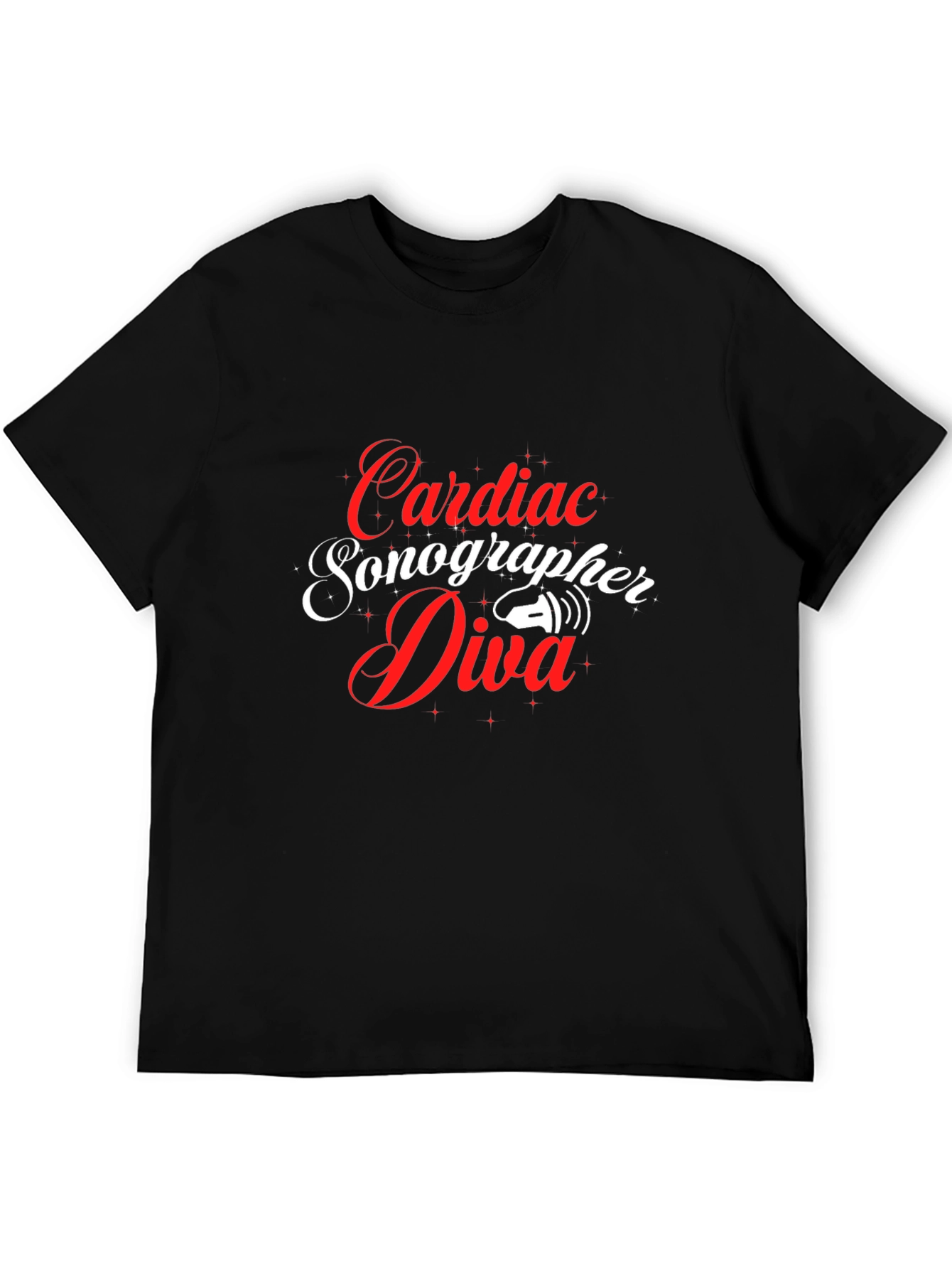 Cardiac Sonographer Diva Graphic Tee
