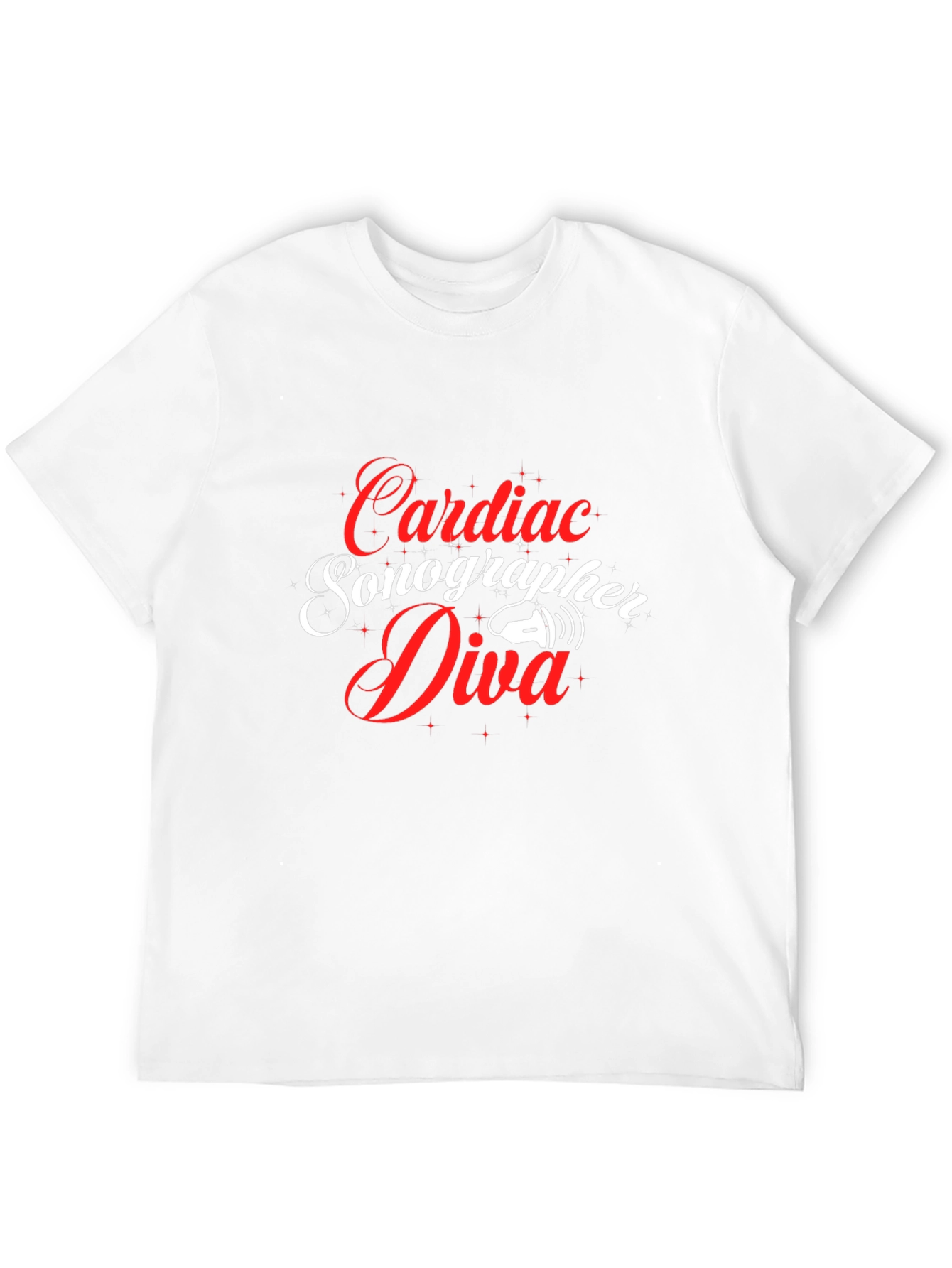 Cardiac Sonographer Diva Graphic Tee