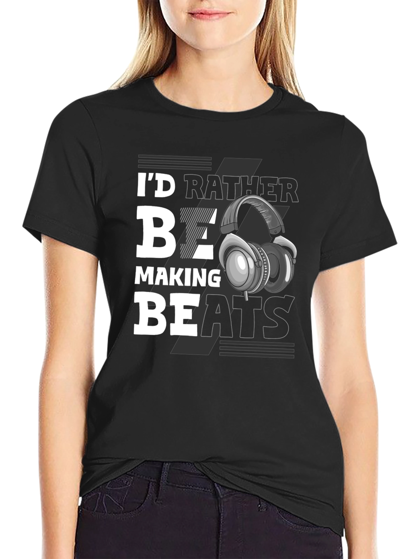 Id Rather Be Making Beats Graphic Tee