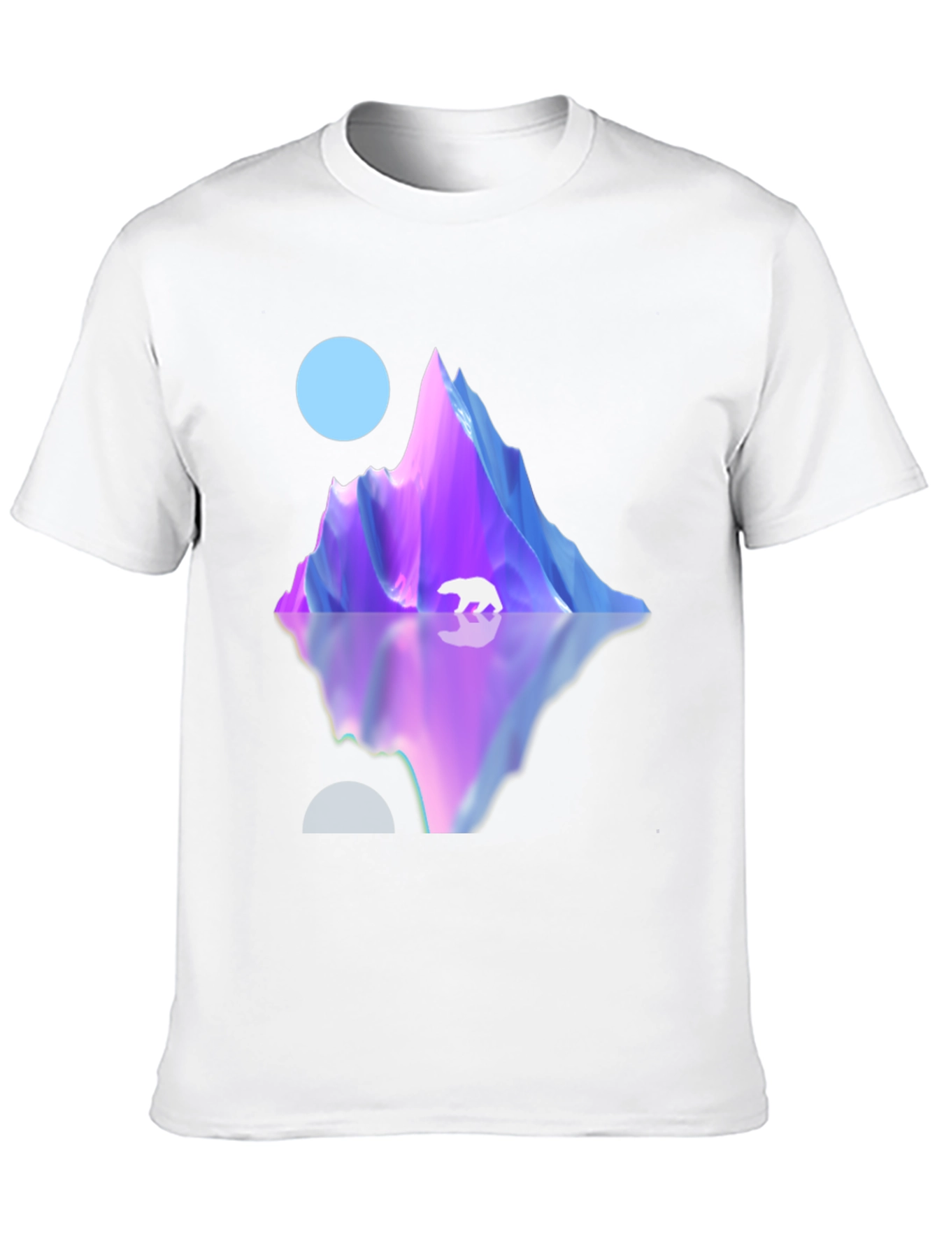 Polar Peak Graphic Tee - Modern Black T-Shirt