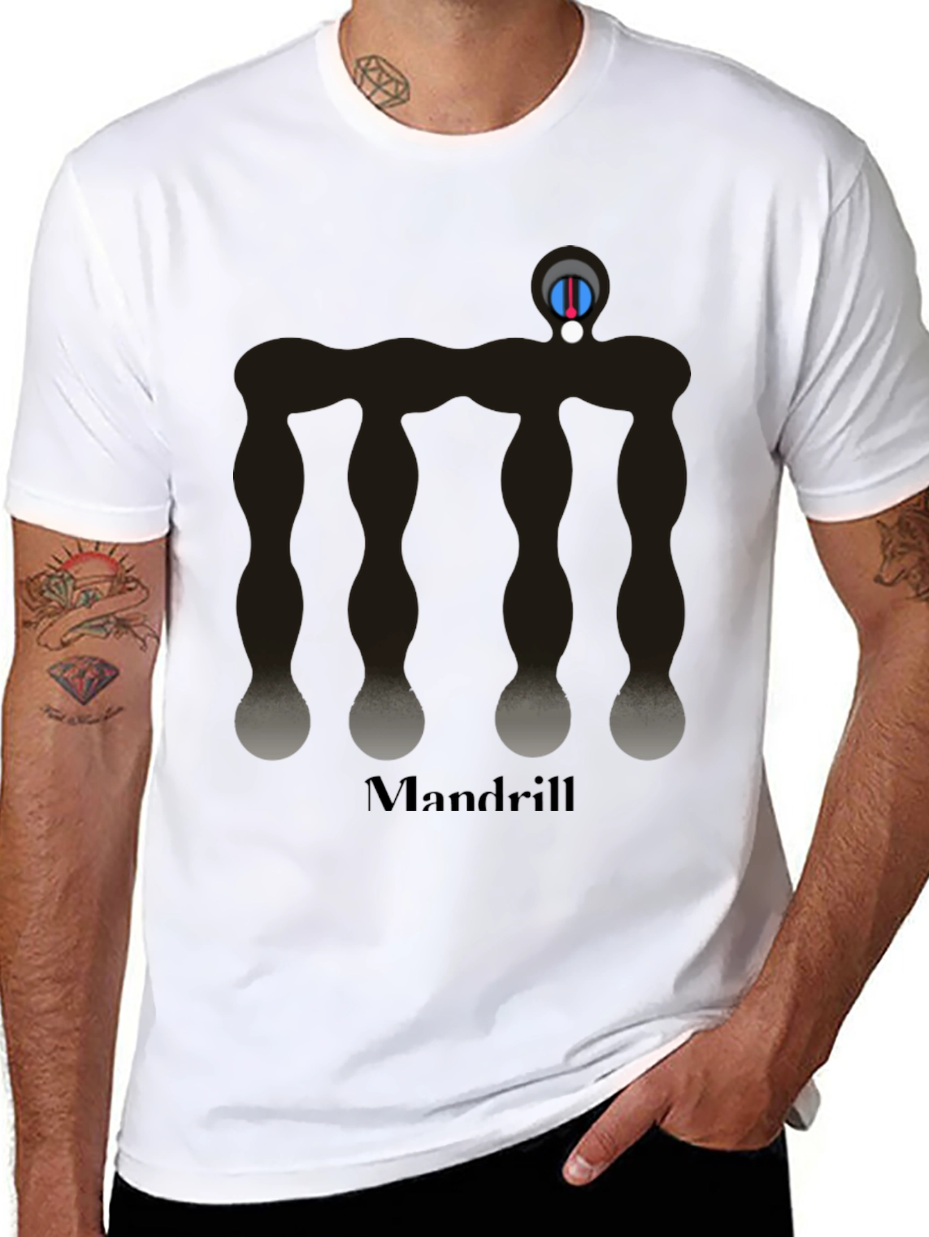 Mandrill Inspired Graphic Tee - Unique Design