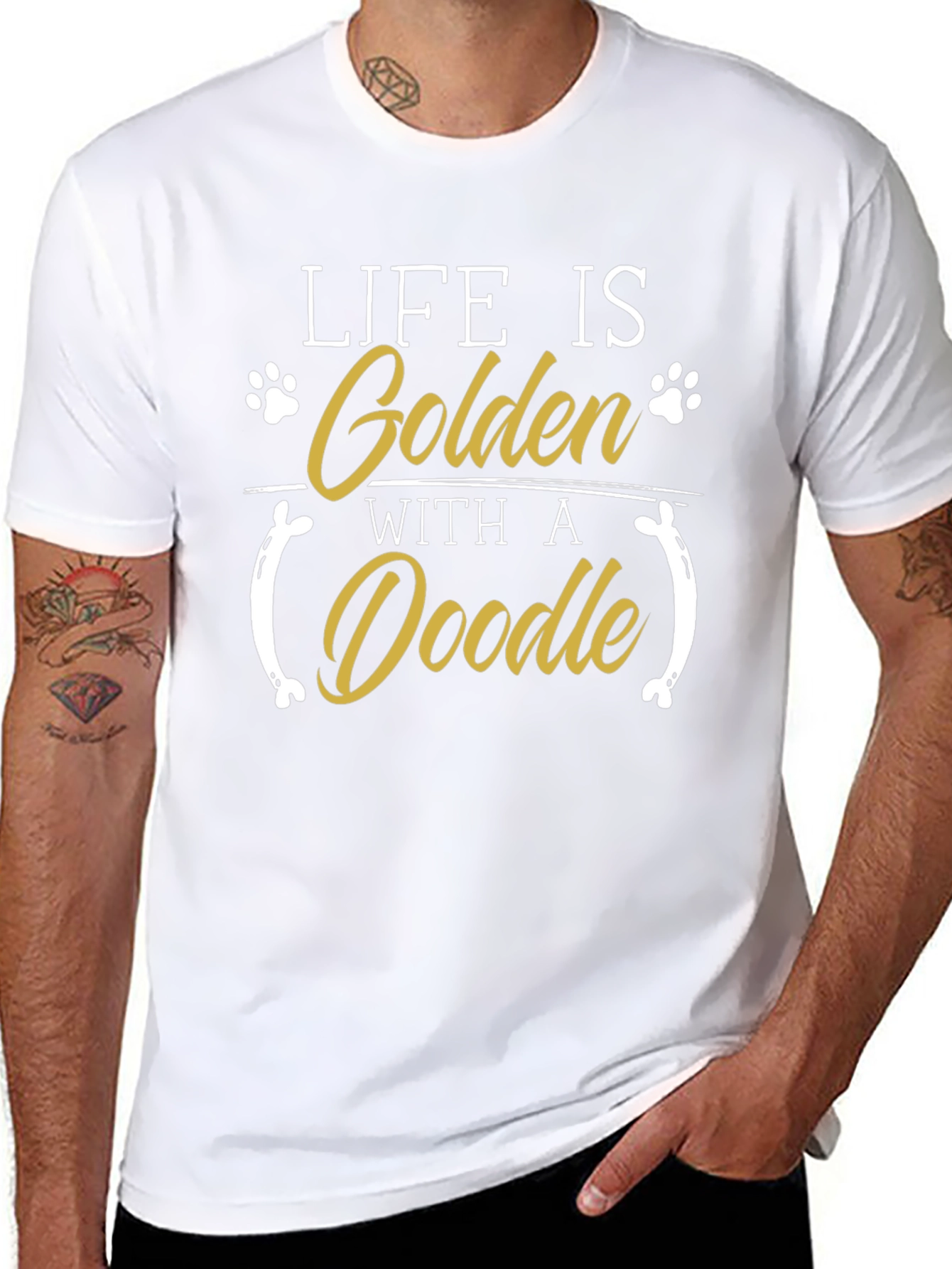 Life is Golden with a Doodle T-Shirt