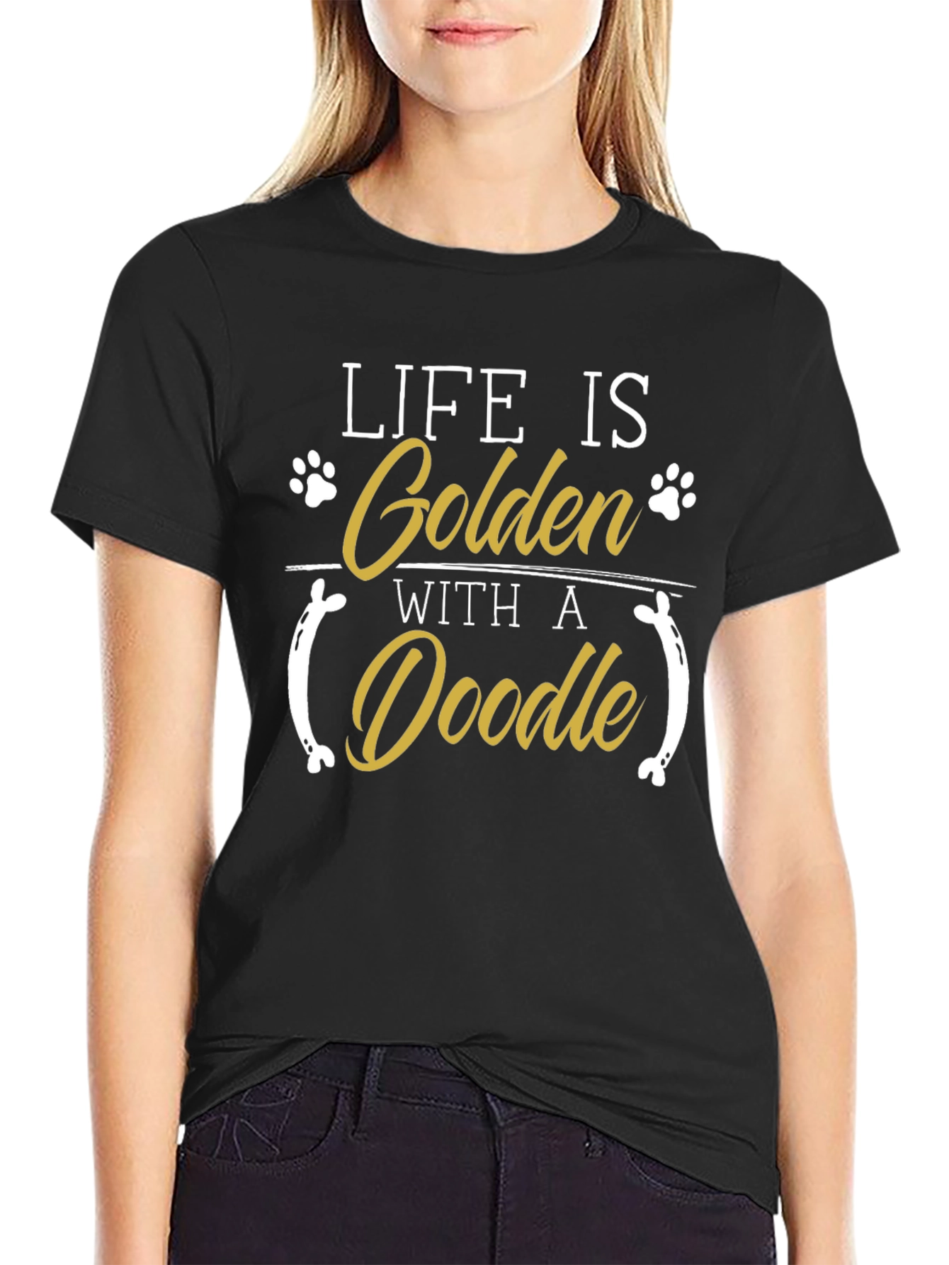 Life is Golden with a Doodle T-Shirt