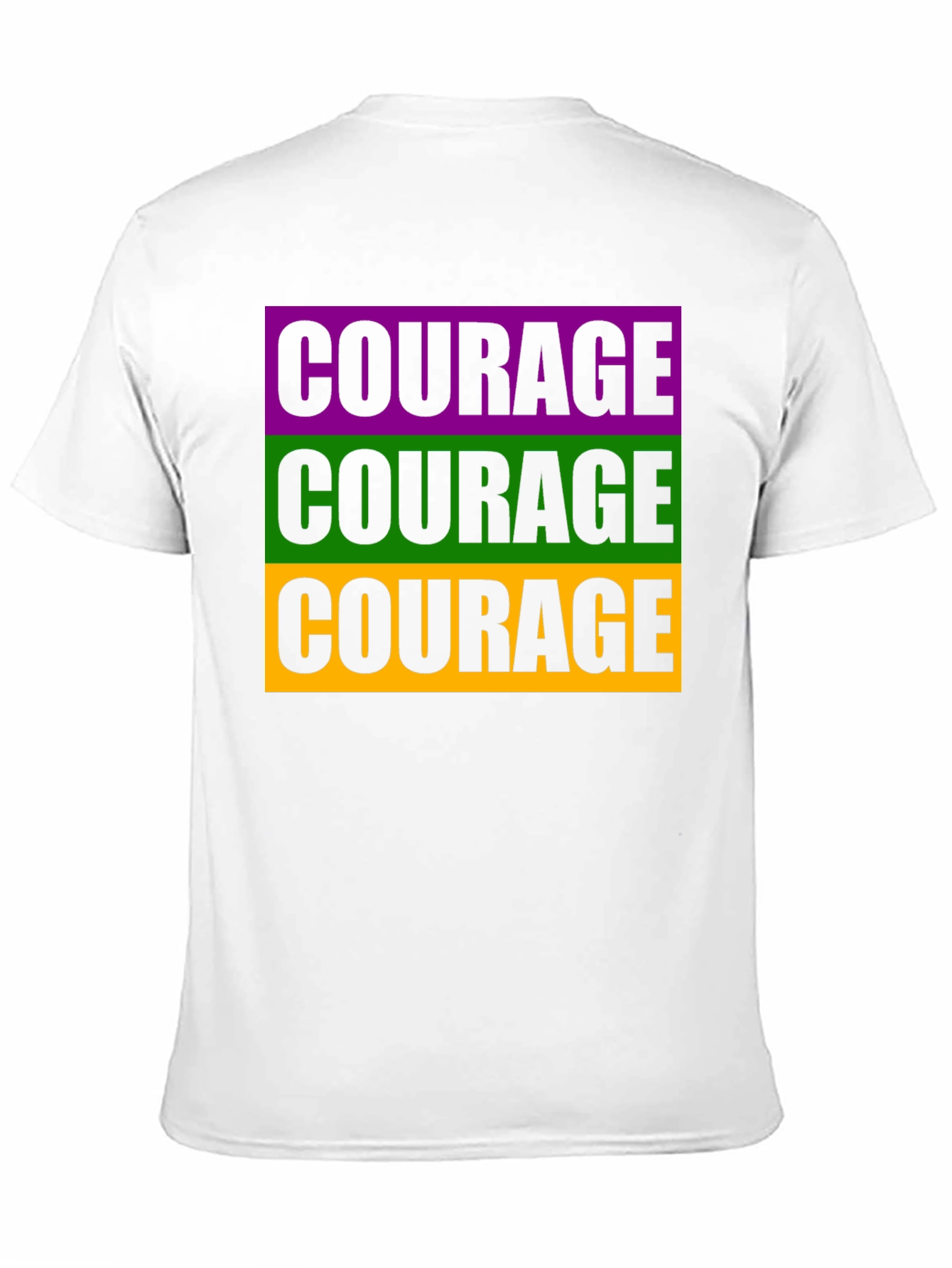 Courage T-Shirt Black Graphic Tee