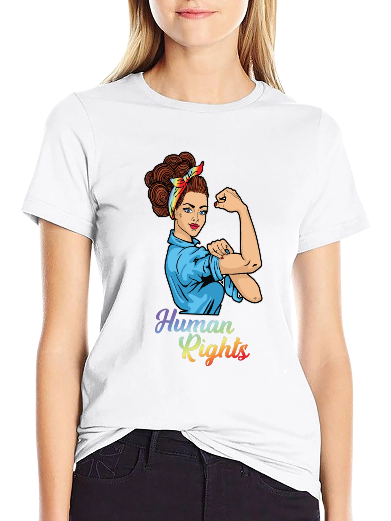 Empowered Human Rights Graphic Tee