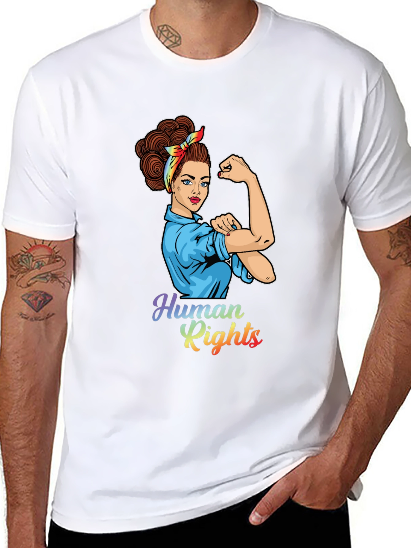 Empowered Human Rights Graphic Tee