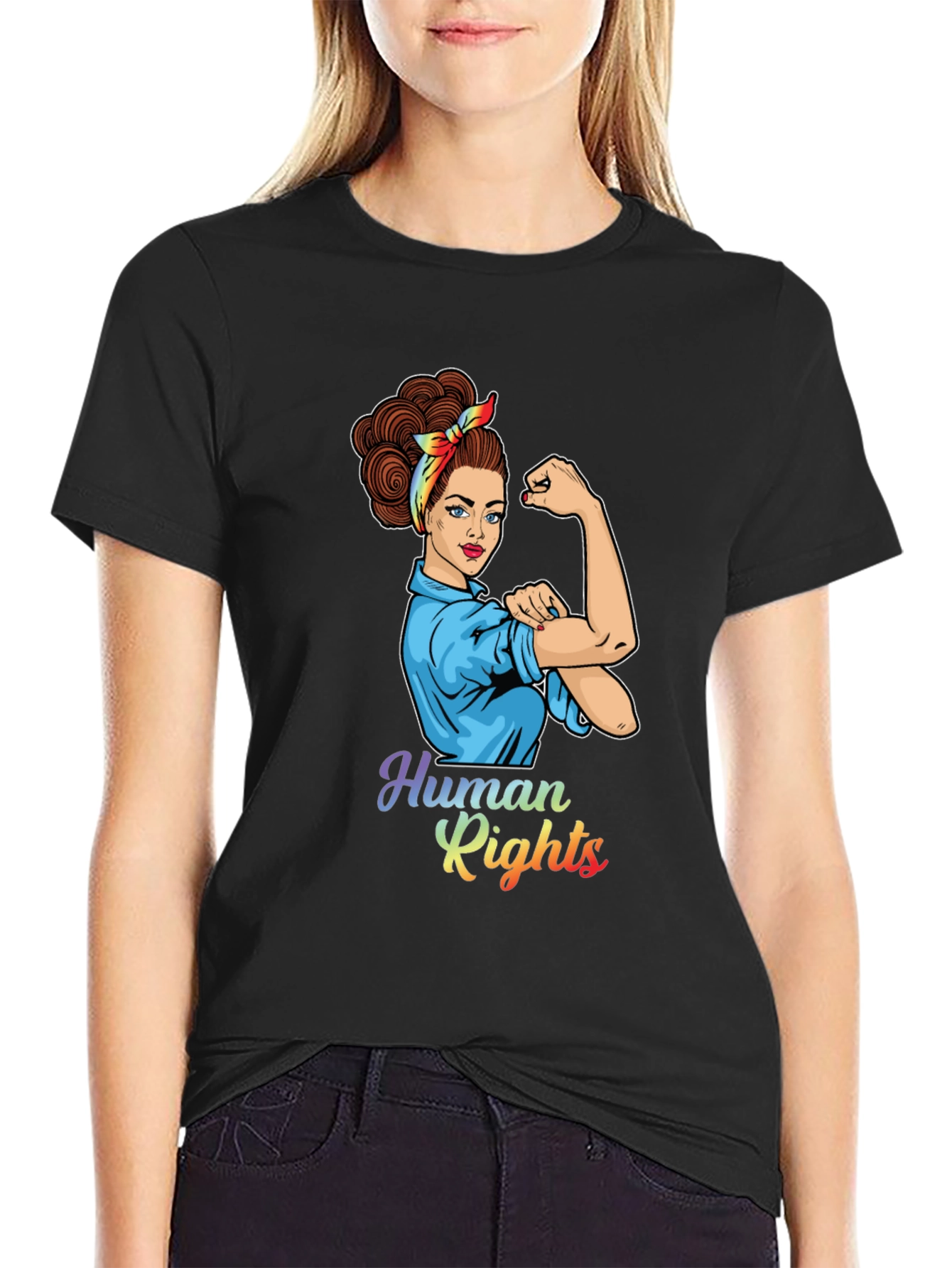 Empowered Human Rights Graphic Tee