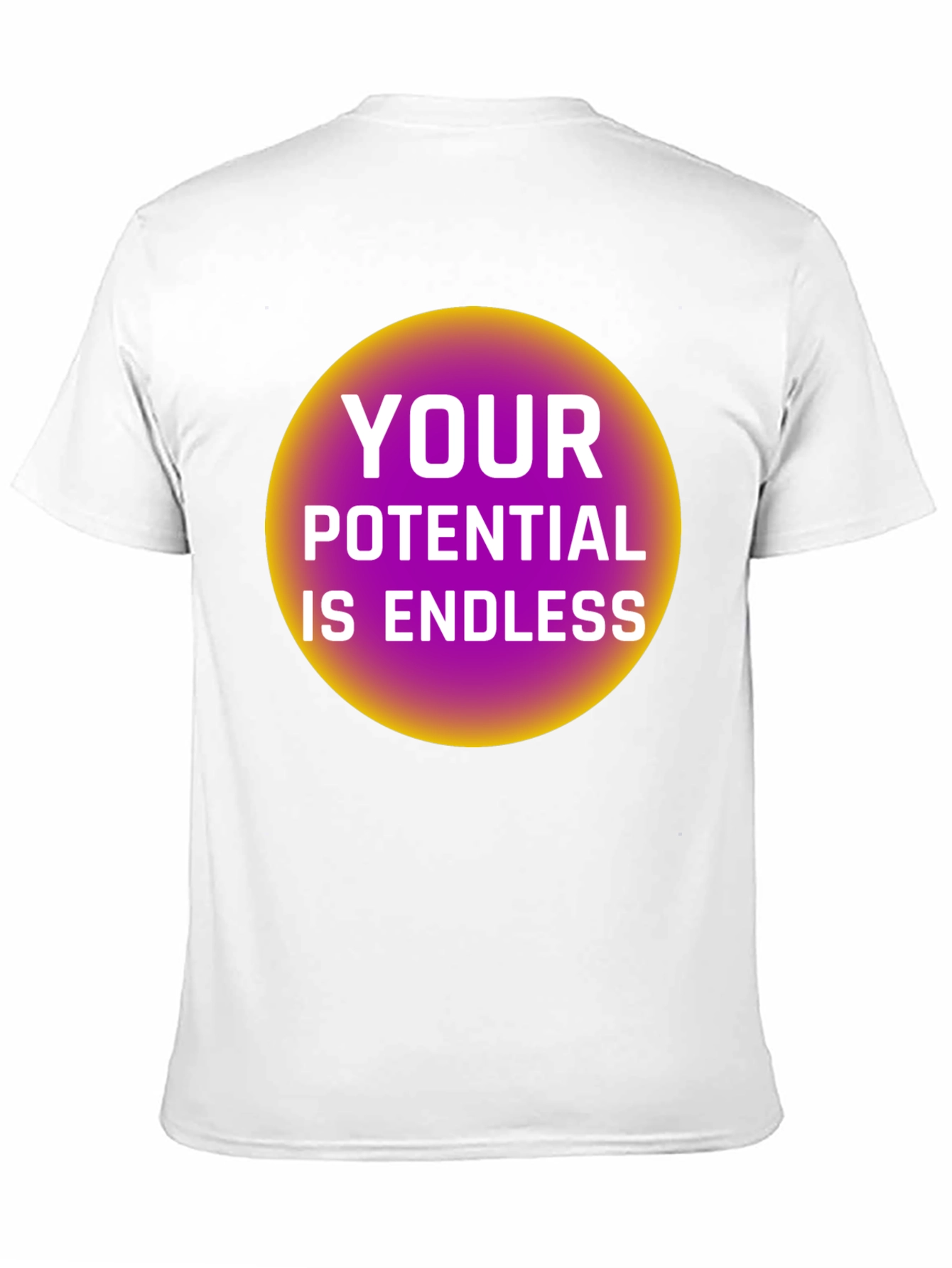 Endless Potential Graphic Tee - Black Cotton T-Shirt
