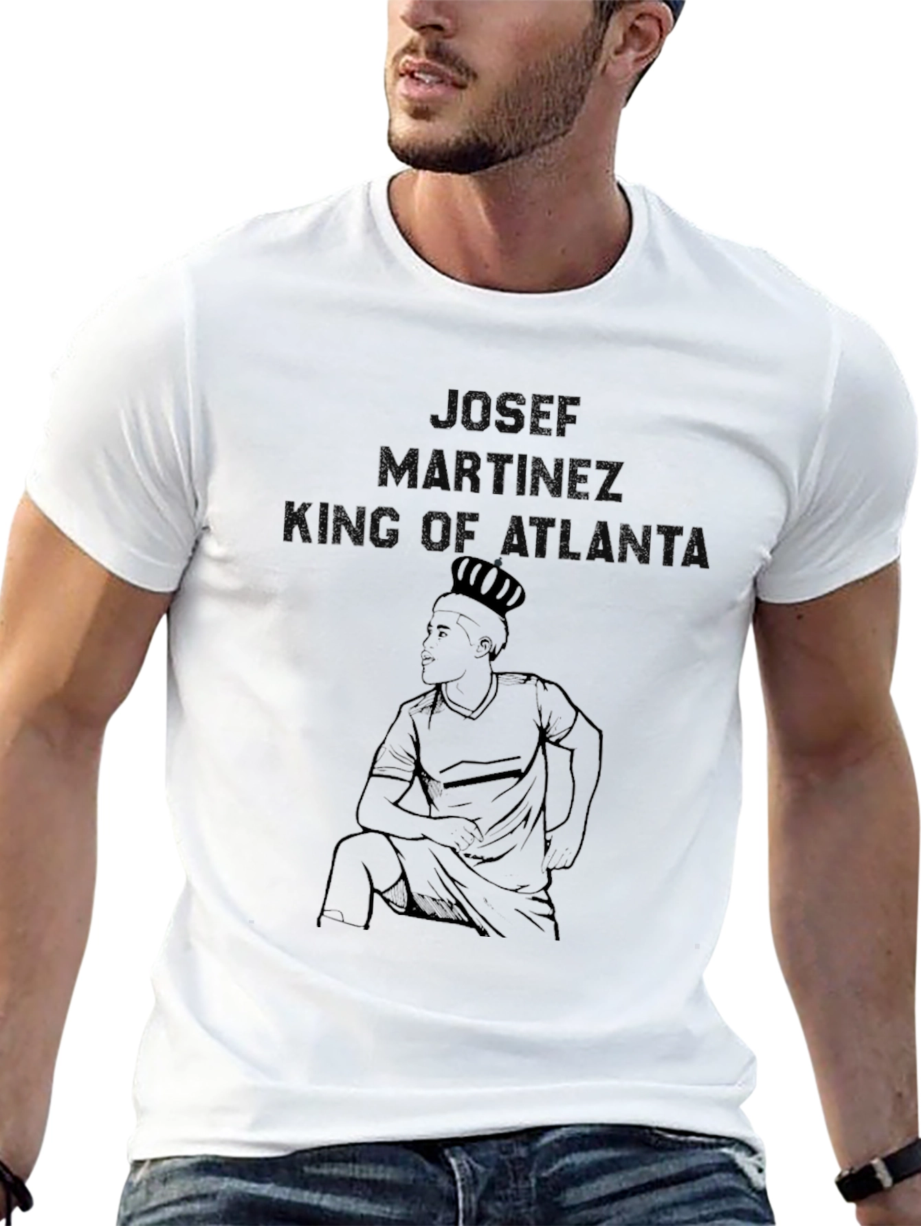 Josef Martinez King of Atlanta Black T-Shirt