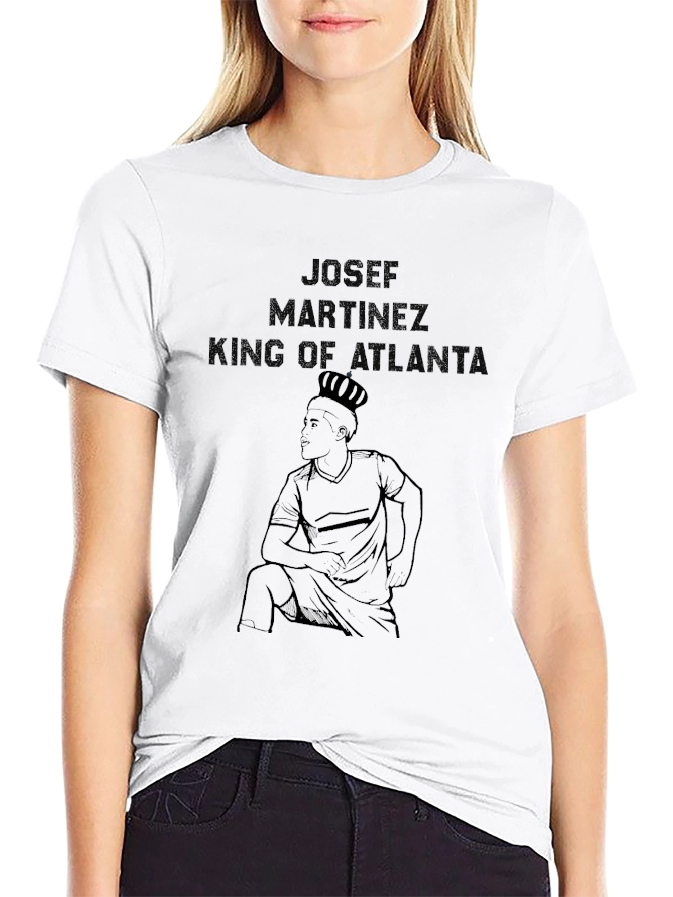 Josef Martinez King of Atlanta Black T-Shirt