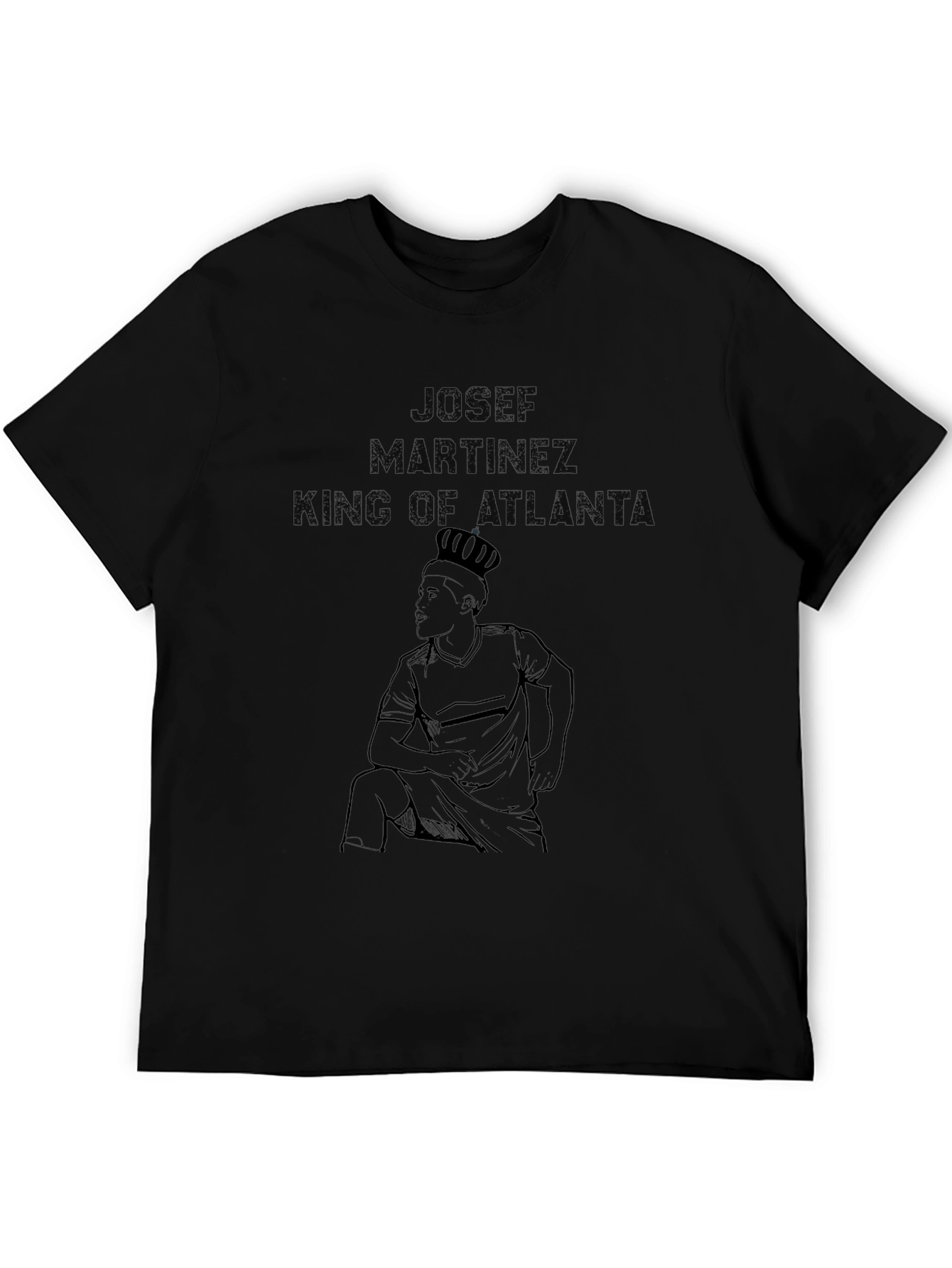 Josef Martinez King of Atlanta Black T-Shirt