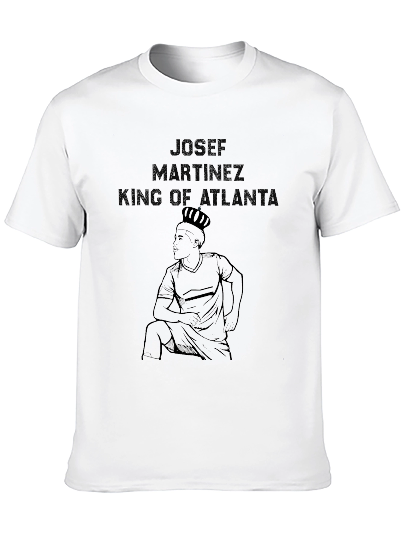 Josef Martinez King of Atlanta Black T-Shirt