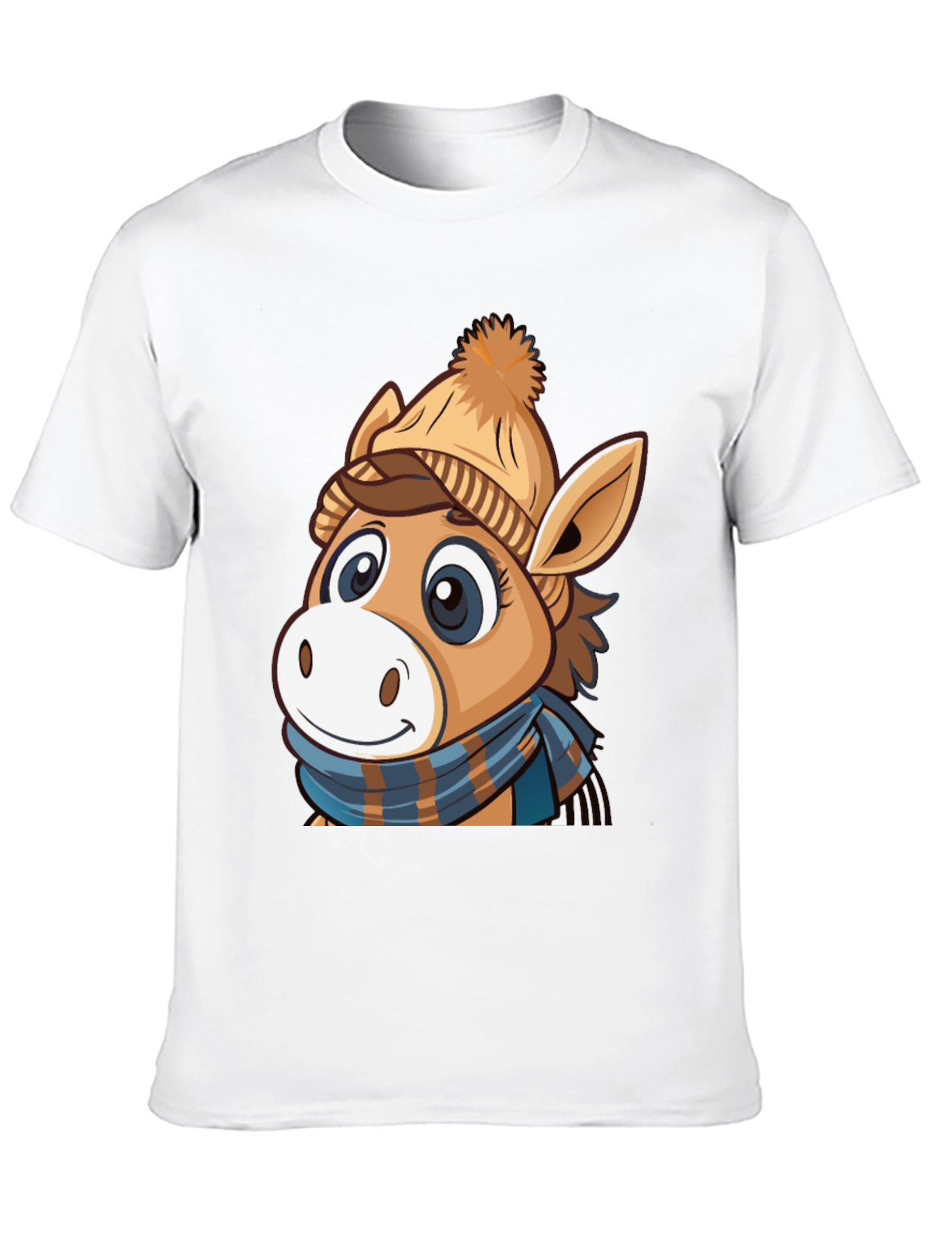 Cute Cartoon Horse T-Shirt